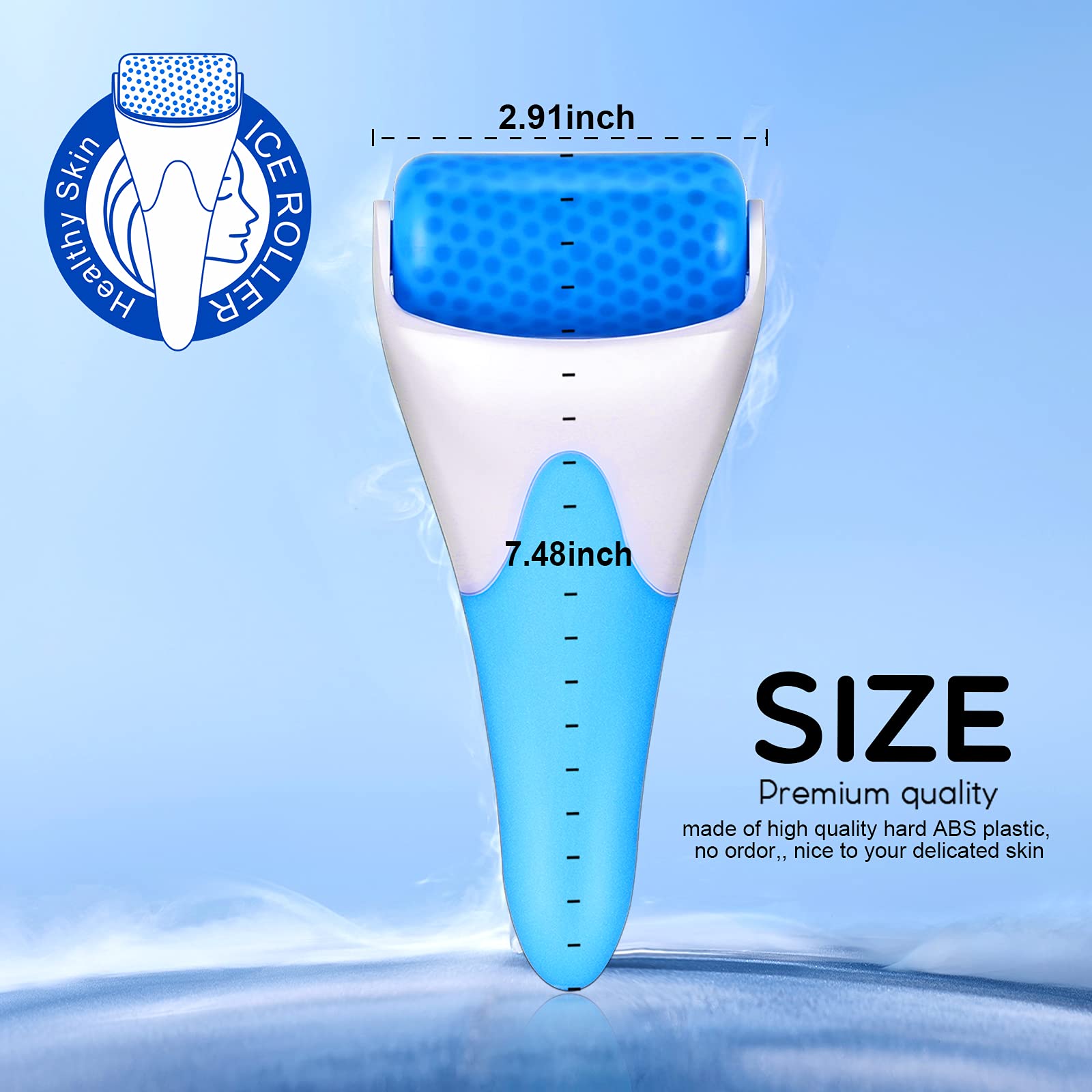 Teenitor Ice Face Massager For Eye, Puffiness, Migraine, Pain Relief And Minor Injury, Cold Facial Roller Freezer Tighten Skin C
