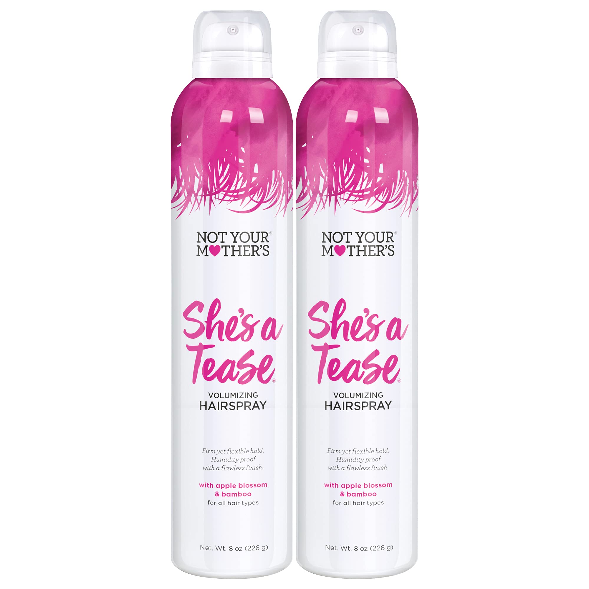 Not Your Mother'S She'S A Tease Hairspray (2-Pack) - 8 Oz - Volumizing Hairspray - Firm Yet Flexible Hold, Humidity Proof, Flawl