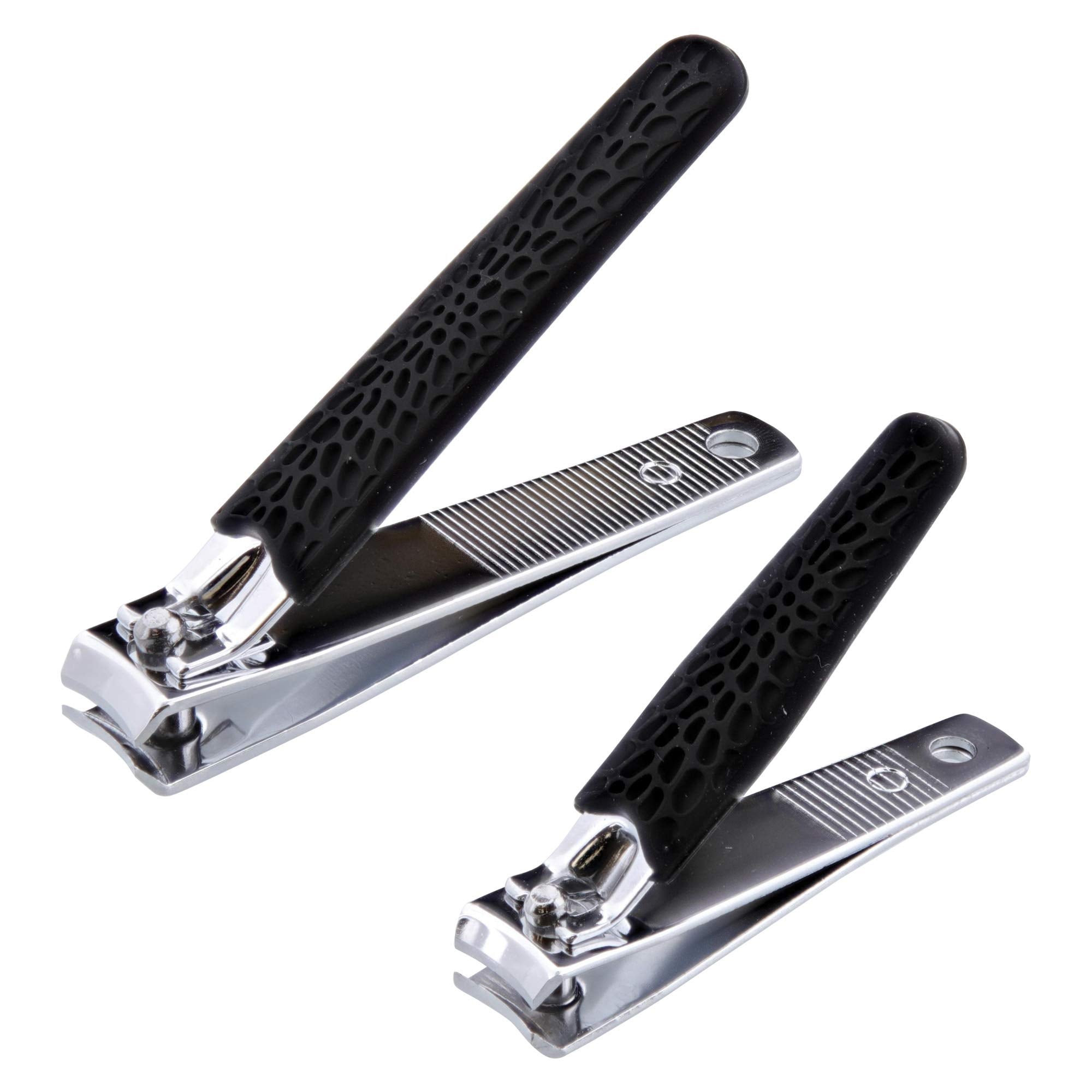 Barbasol Precision Non Slip Stainless Steel Nail Clipper Set (2 Pack)