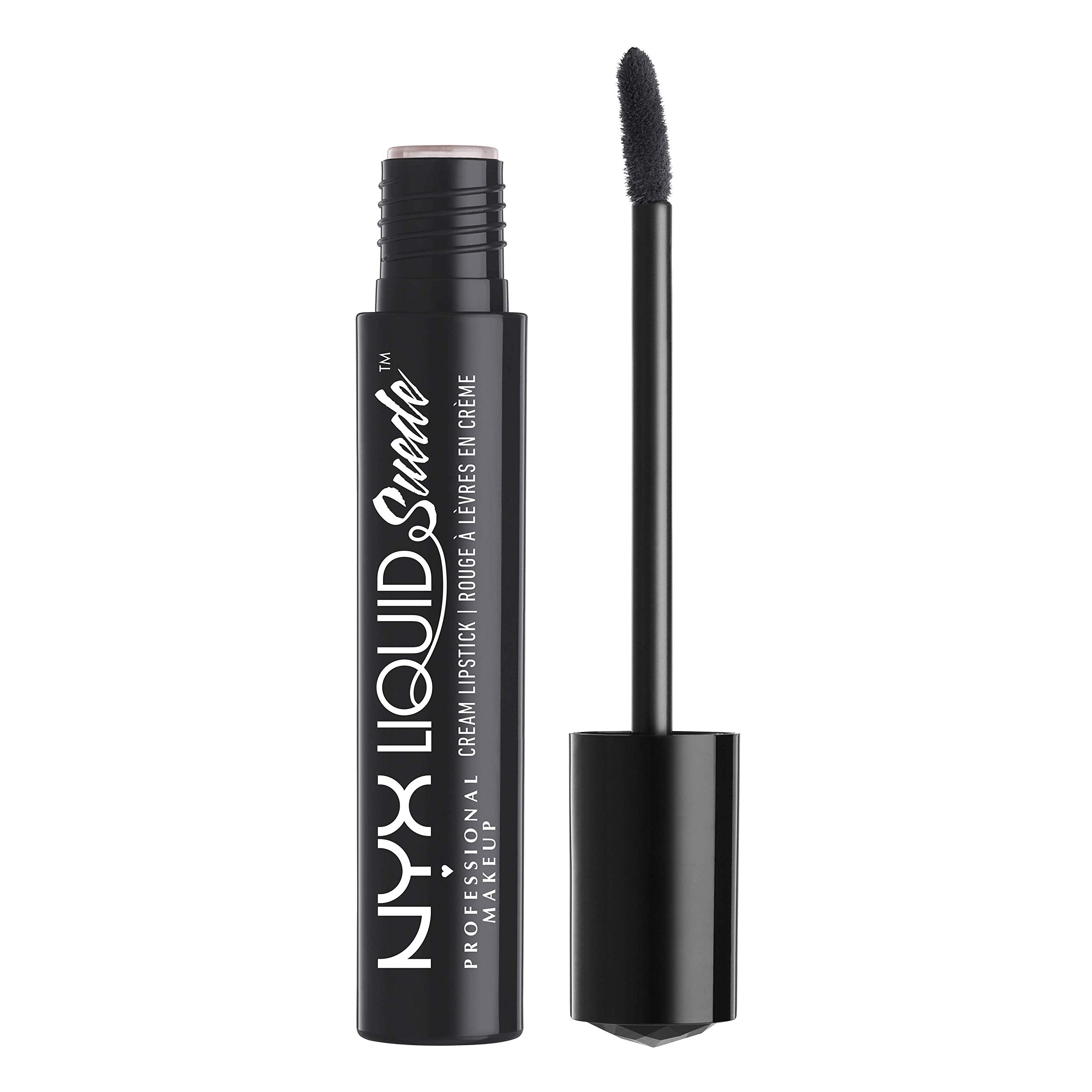 NYX PROFESSIONAL MAKEUP Liquid Suede Cream Lipstick  Alien (Black)