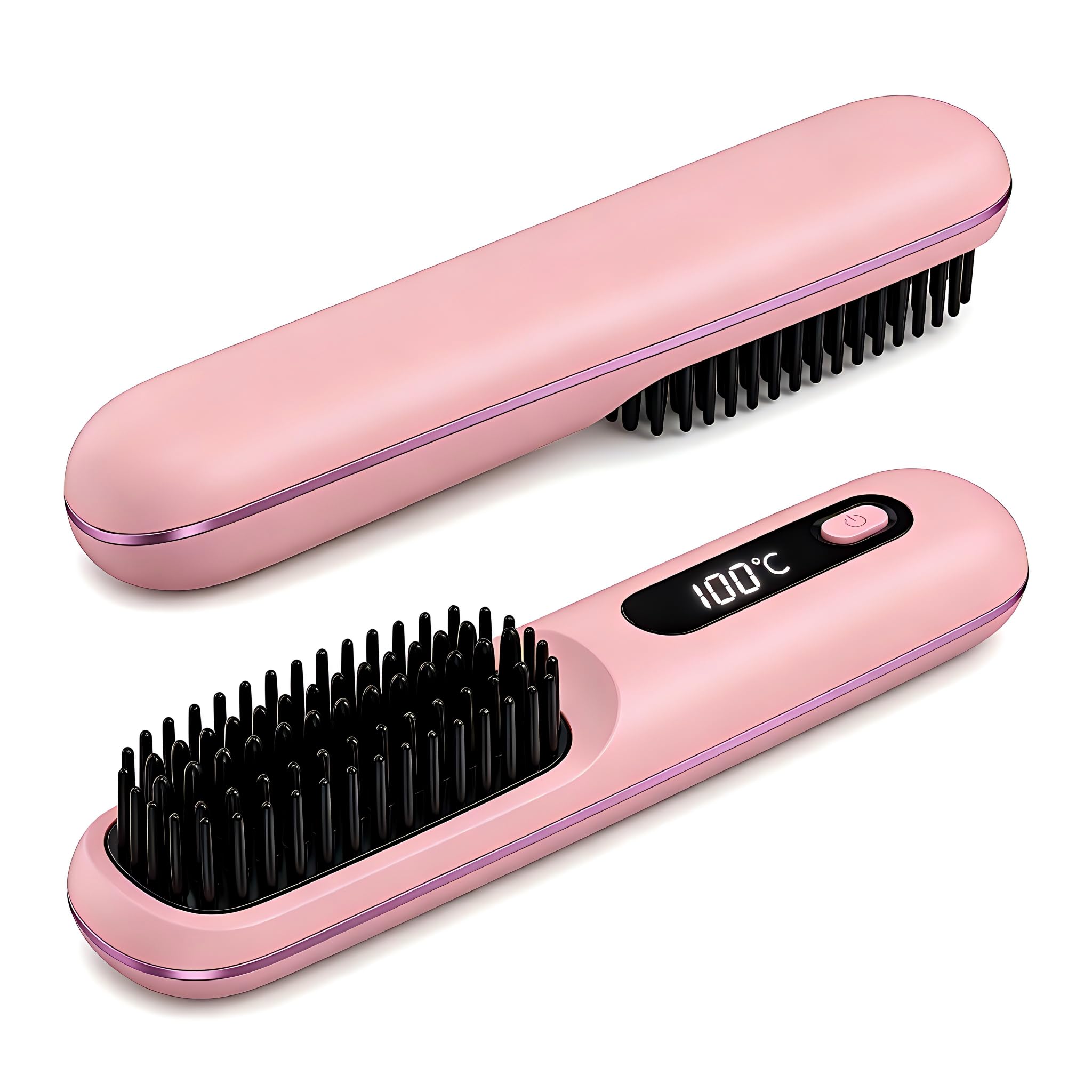 Cordless Ionic Straightening Brush for Short Hair