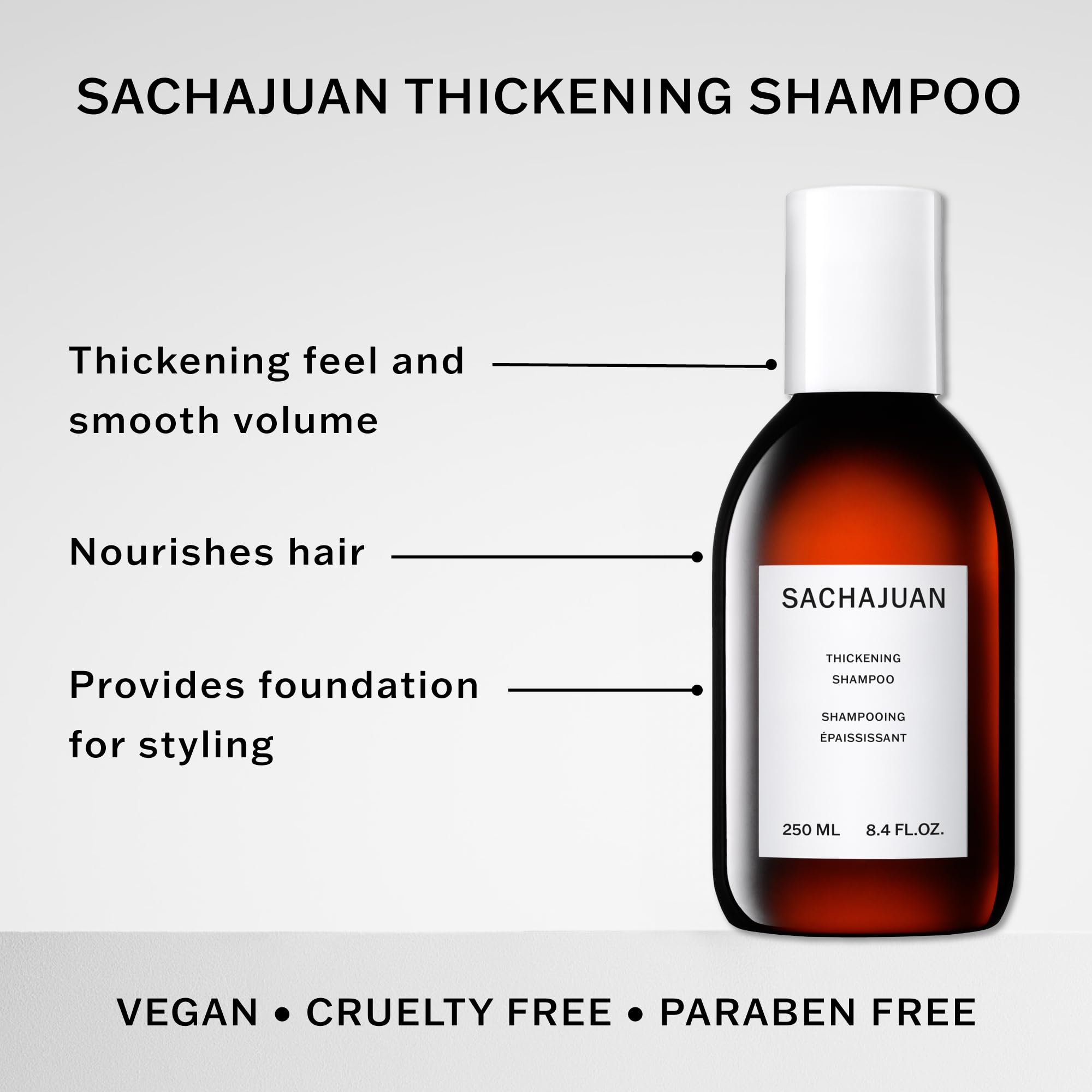 Sachajuan Thickening Shampoo, 8.4 Fl Oz