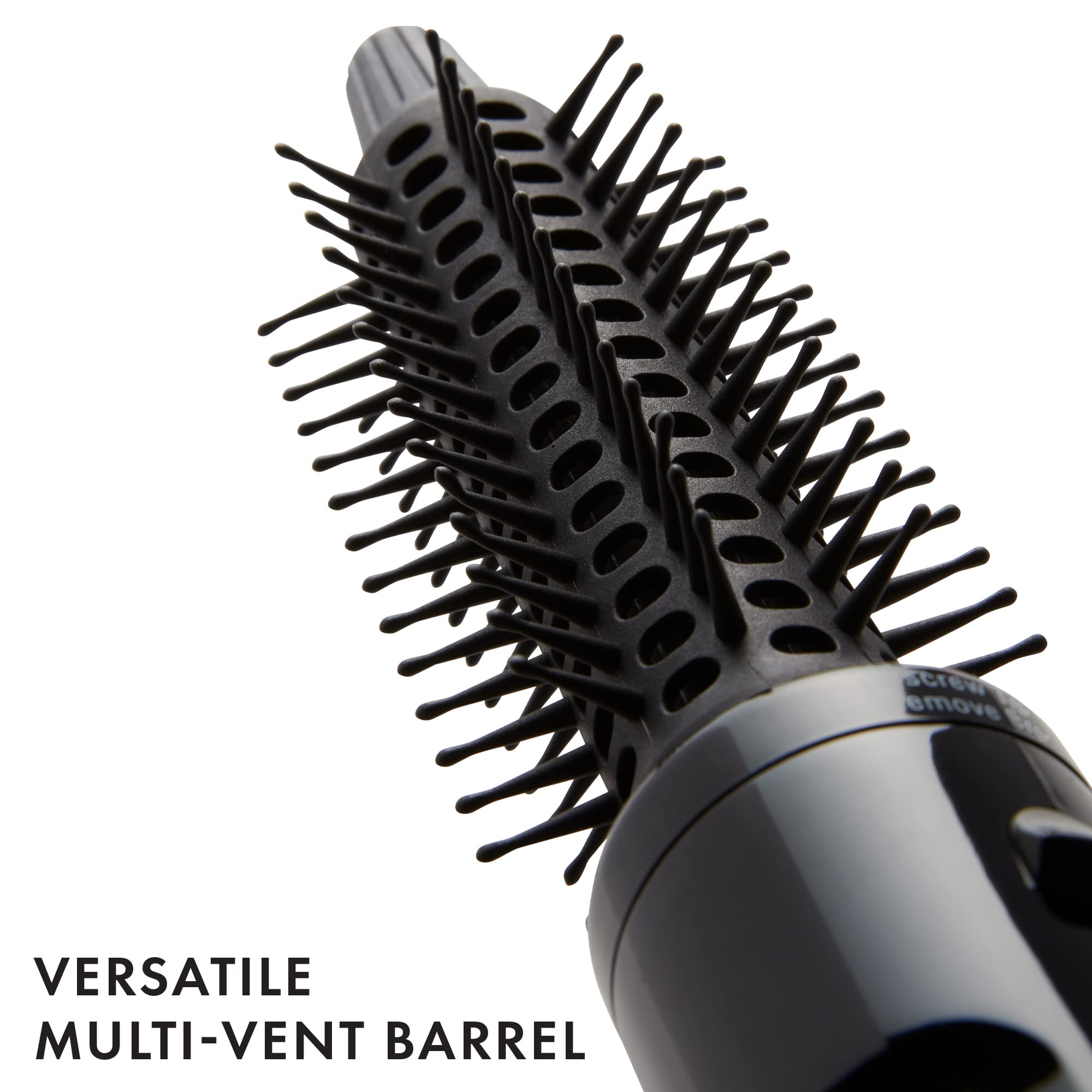 Hot Tools Pro Artist Hot Air Styling Brush | Style, Curl and Touch Ups (1   ) Black