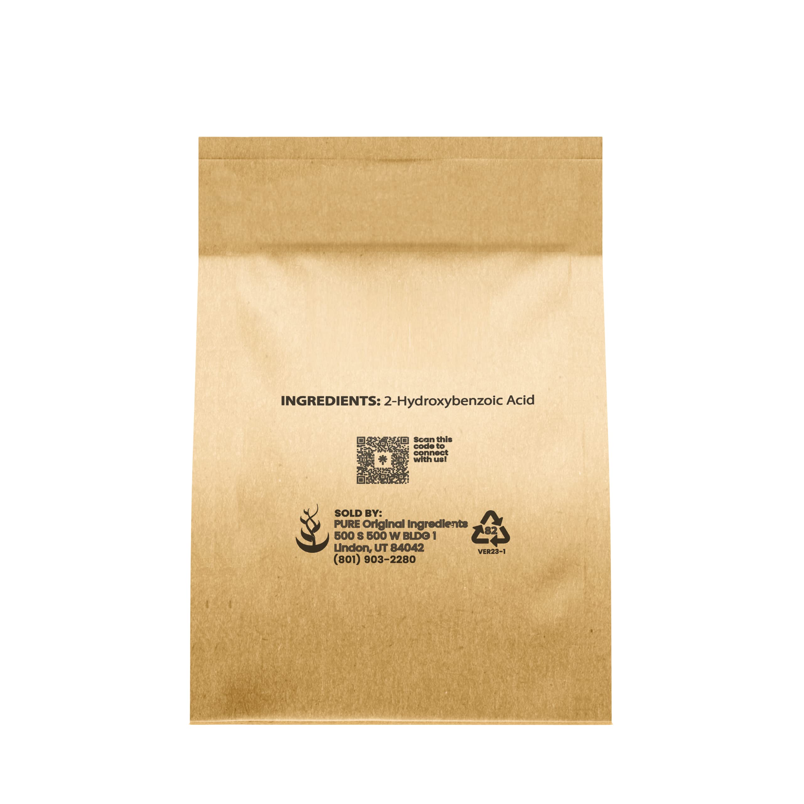 Pure Original Ingredients Salicylic Acid Crystals (8 oz) 2-Hydroxybenzoic Acid, Always Pure, No Fillers Or Additives