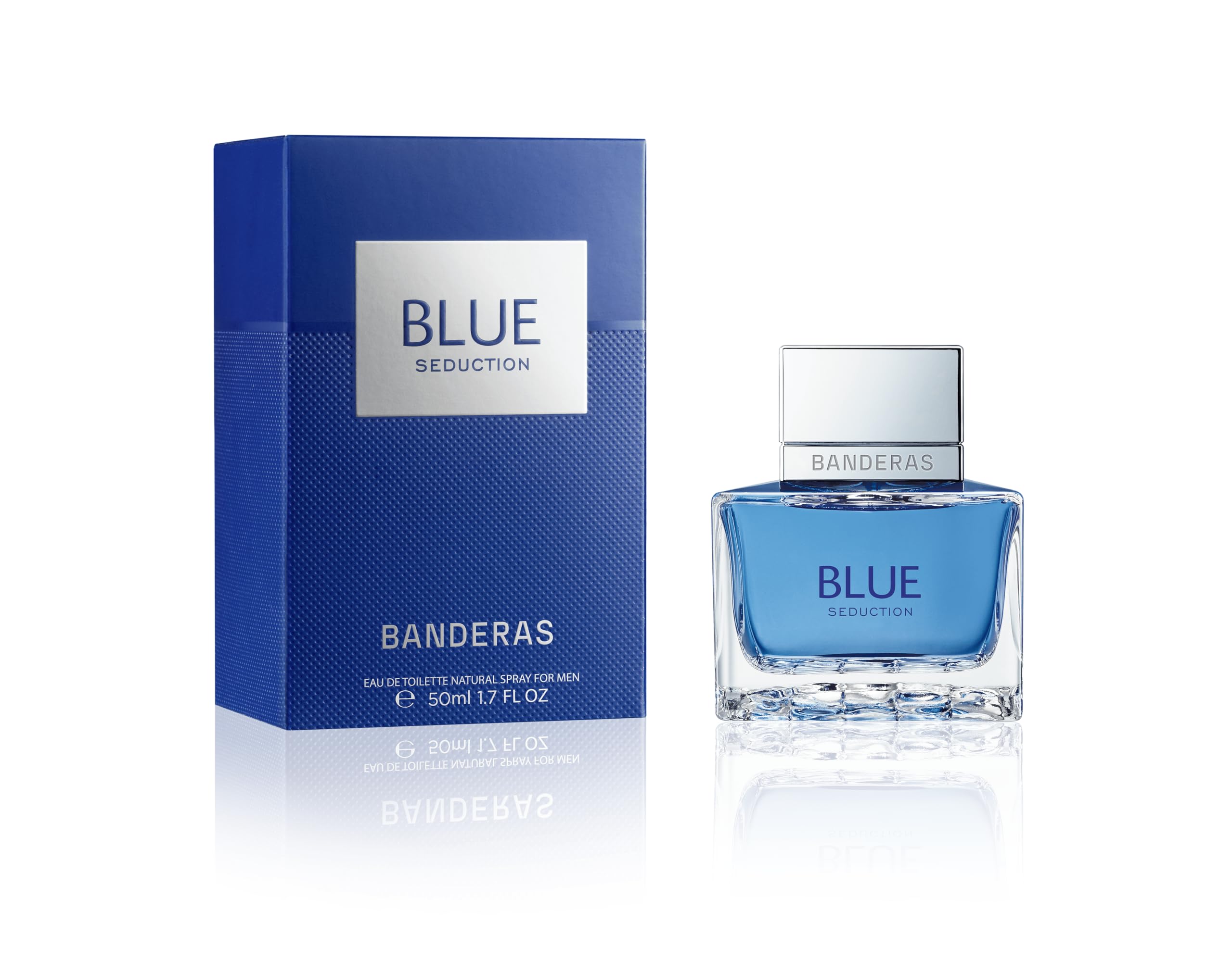 Banderas Antonio Perfumes - Blue Seduction - Eau de toilette for Men - Long Lasting - Fresh and Casual Fragance - Ideal for Day