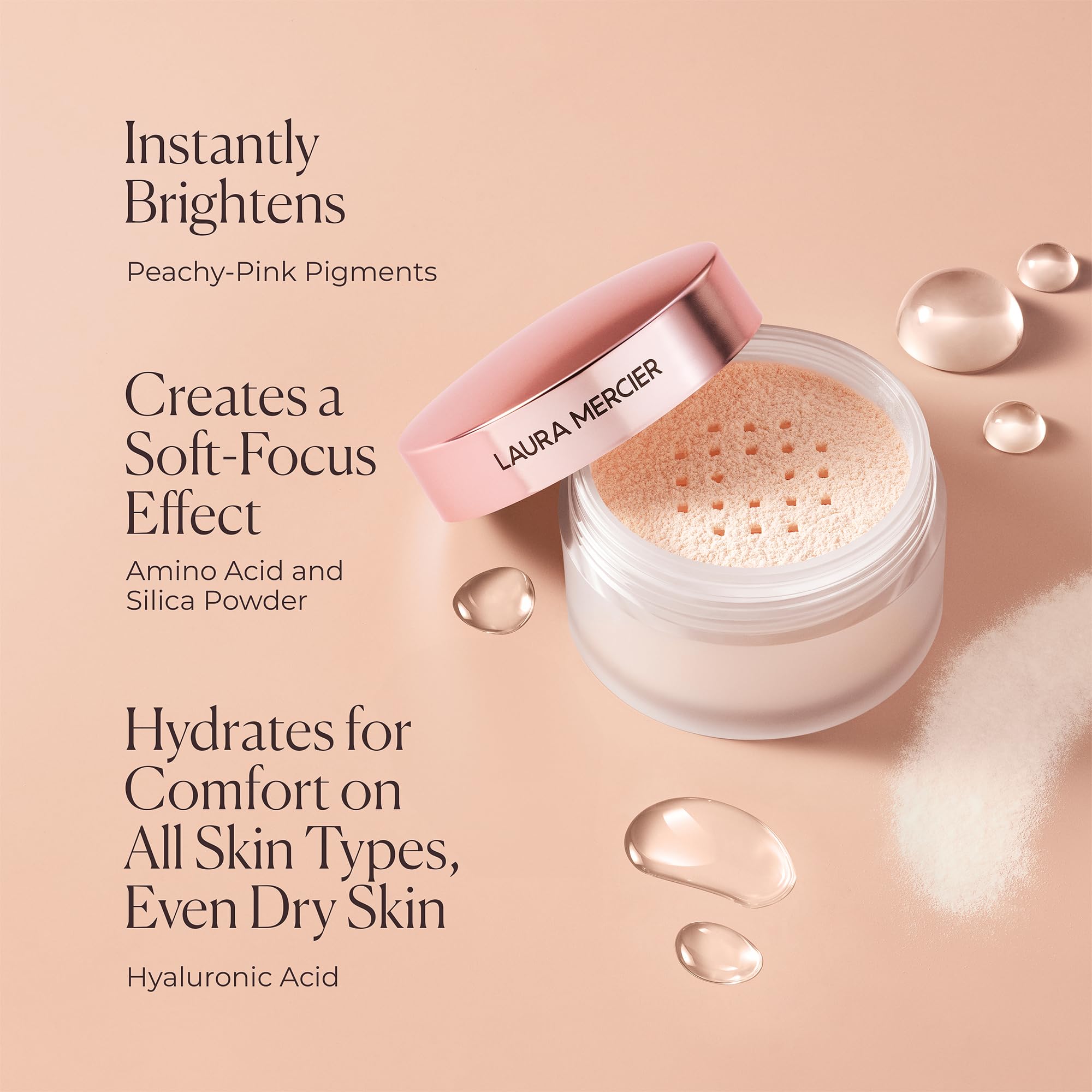 Translucent Loose Talc-Free Setting Powder Ultra-Blur: Natural & Blurring Finish, Long Lasting, Best For Normal To Dry + Mature
