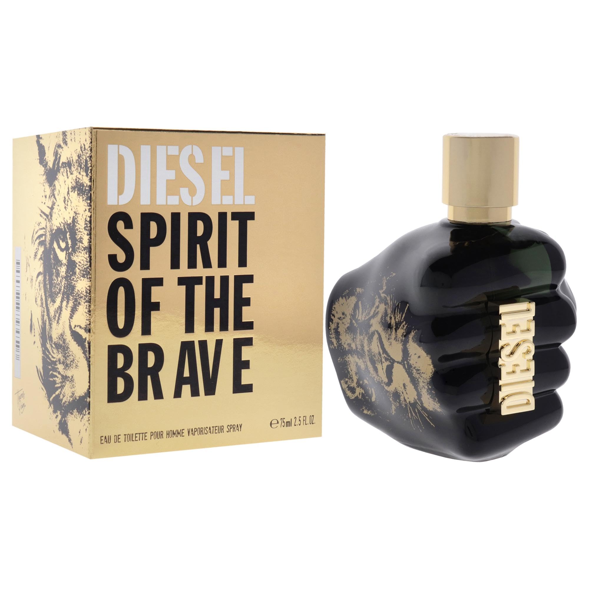 Diesel Spirit Of The Brave Eau De Toilette Spray Cologne For Men, 25 Fl Oz