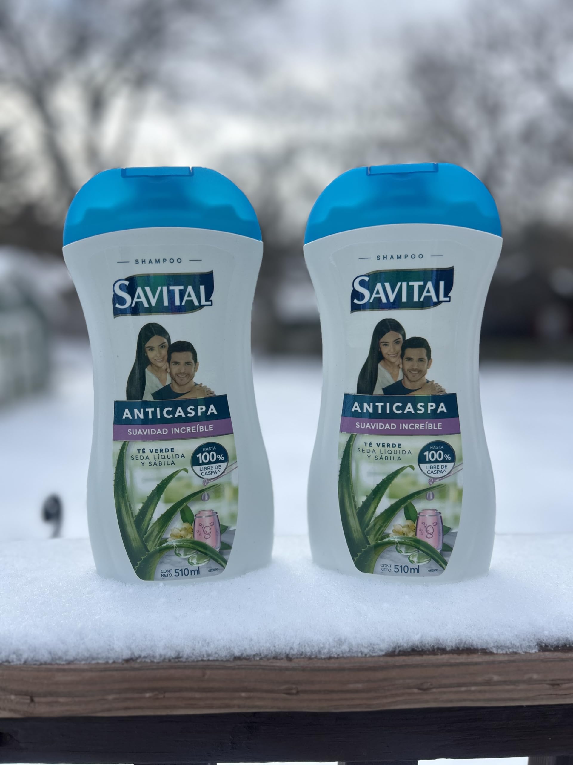 Savital Anticaspa AntiDandruff Shampoo with Mint, Eucalyptus and Aloe Vera, Refreshing Deep Clean, 17.25 fl oz