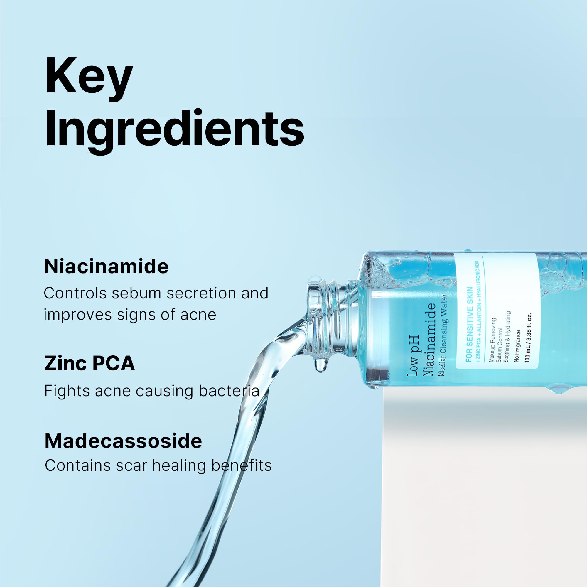 Cosrx Low Ph Niacinamide Micellar Cleansing Water (3.38Fl.Oz/100Ml)