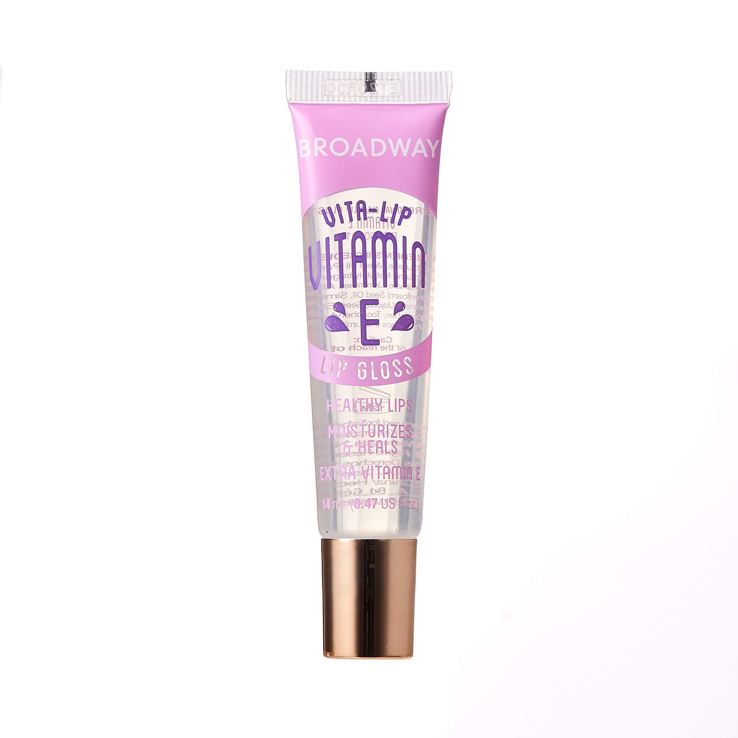 Broadway Vita-Lip Clear Lip Gloss 0.47Oz/14Ml (Vitamin E)