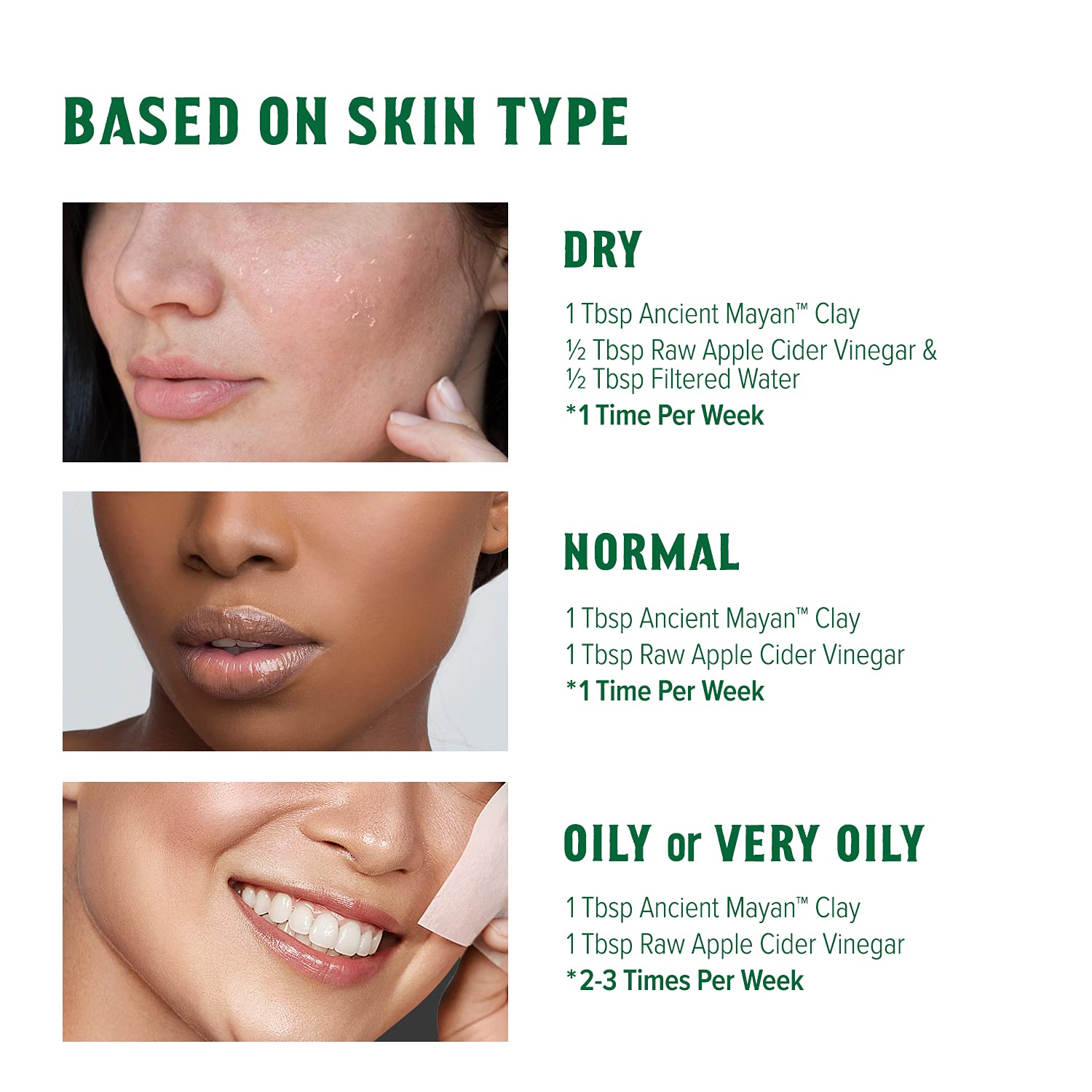 Kiss Ancient Mayan Indian Healing Clay, 100% Natural, For Deep Facial and Pore Cleansing, Deep Hair Conditioning (8 oz.)