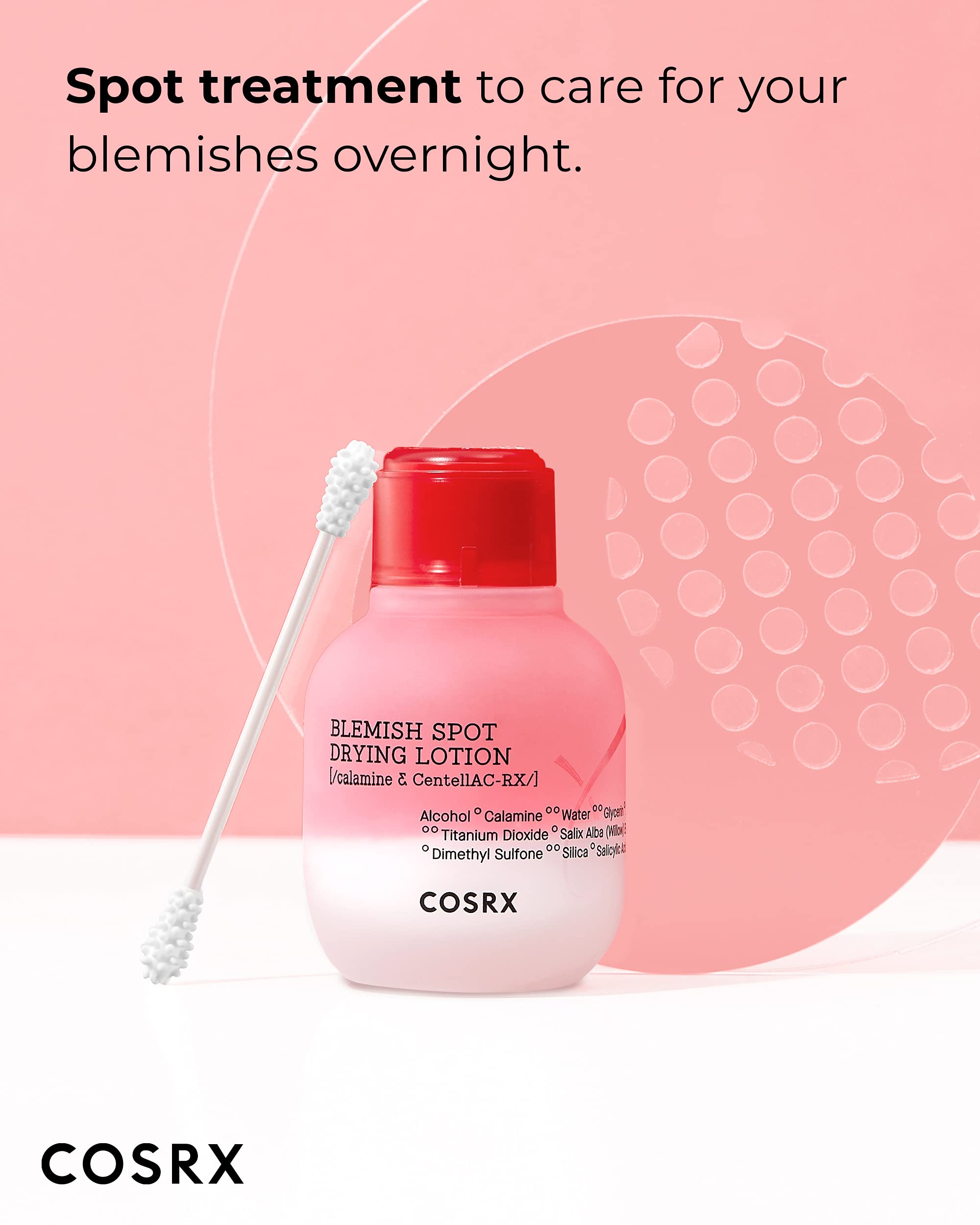 Cosrx Acne Blemish Spot Drying Lotion 1.01 Fl. Oz / 30Ml Dry And Reduce Blemish Spot, Pimple, Whitehead, Spot Treatment, Korean