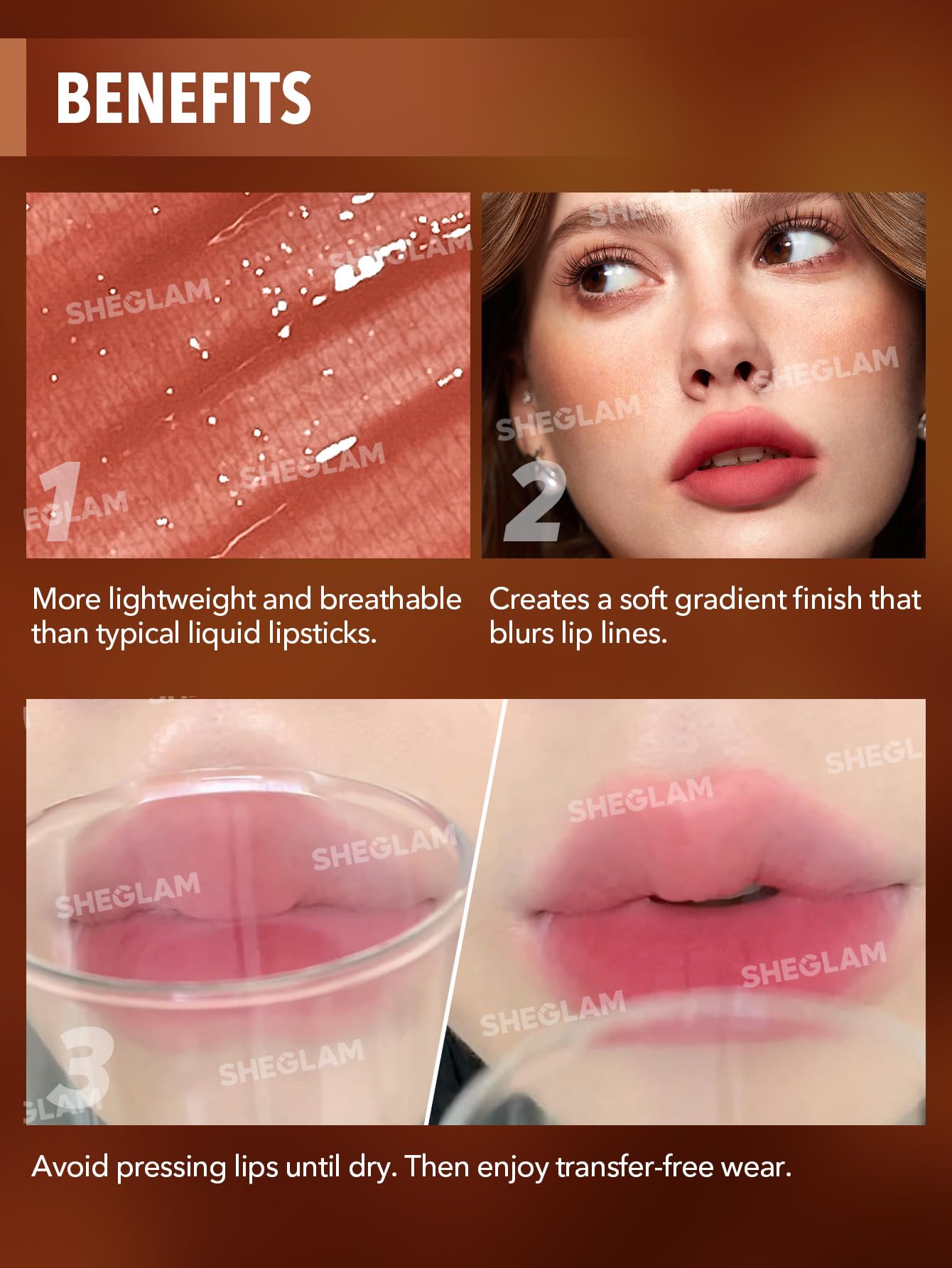 Sheglam Soft Haze Lip Blur Waterproof Liquid Lipstick Matte Transfer-Proof Lip Tint Lasting Super Stay Lip Stain-Just Smooches