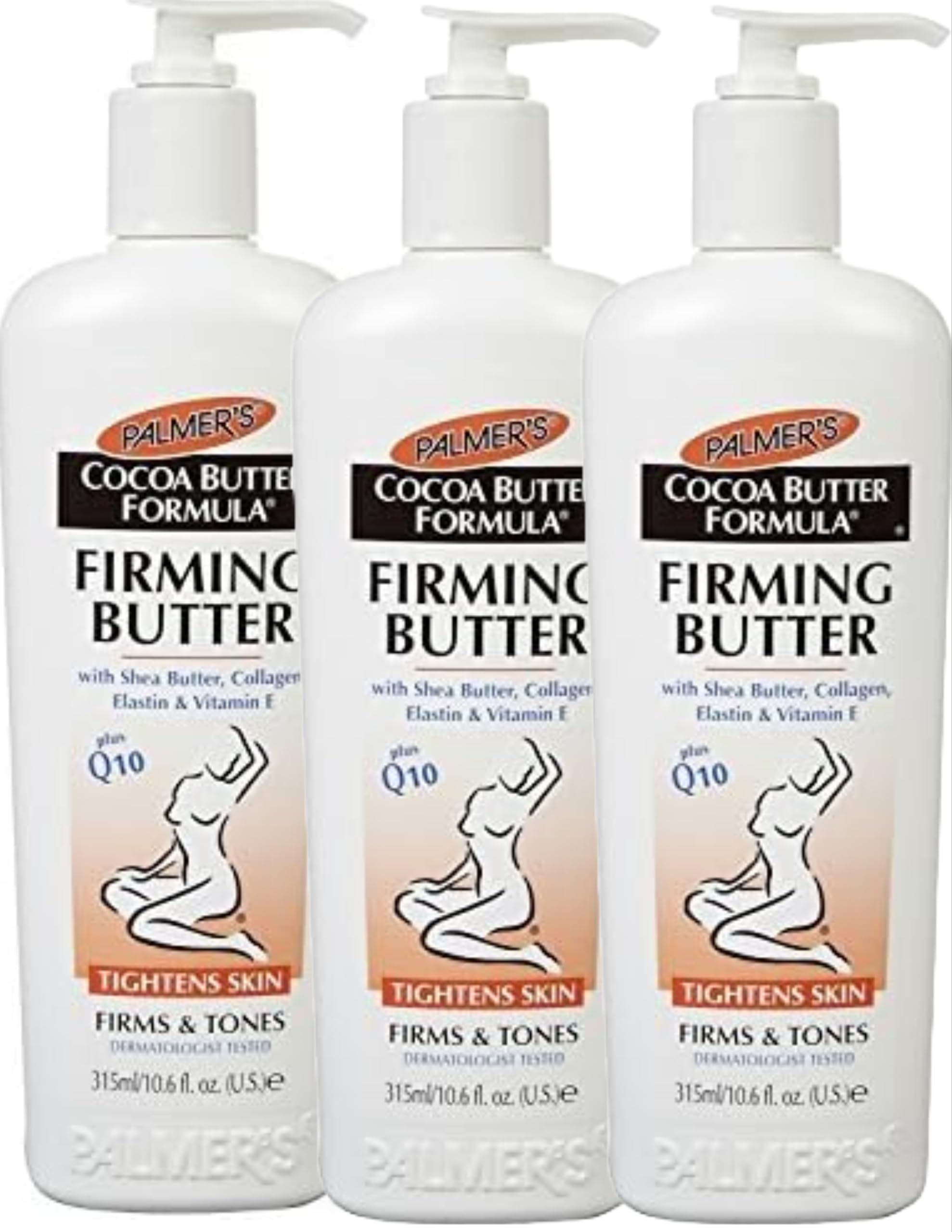 Palmers Cocoa Butter Firming Butter Pump 10.6 Oz (3-Pack)