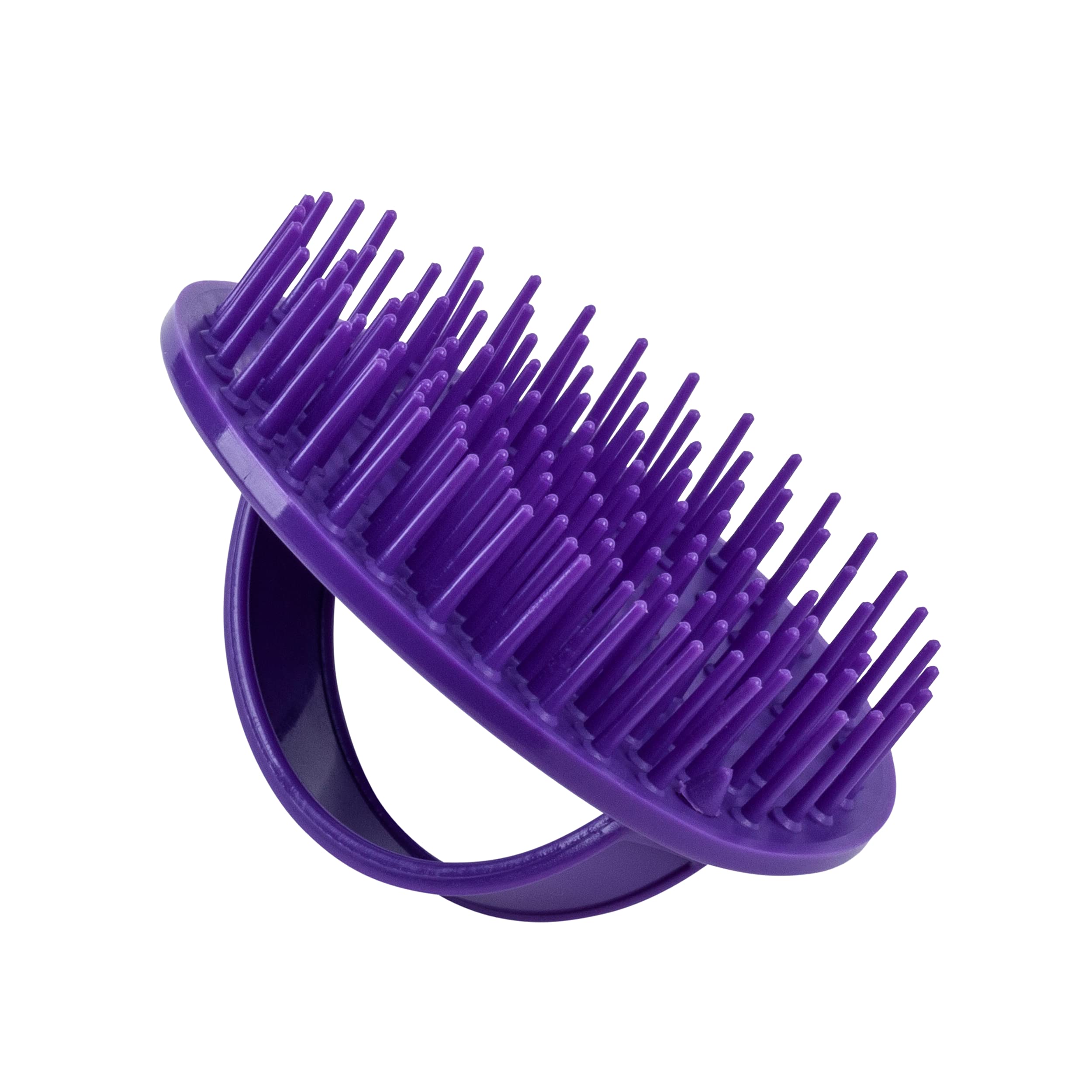 Denman (Purple) Scalp Massager And Detanglinxg Hair Brush For Thick Or Thin Hair, Curly Or Straight Hair - Use In The Shower Or