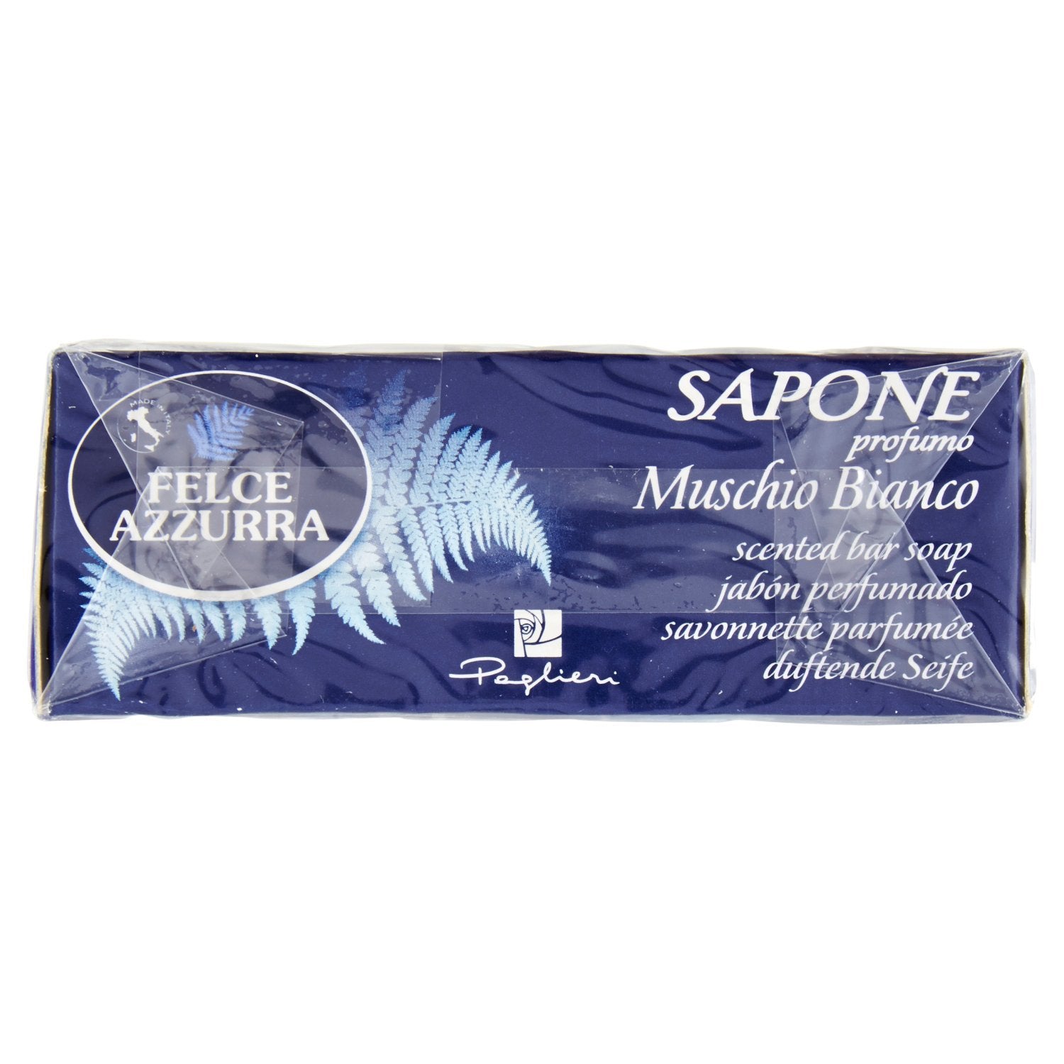 Felce Azzurra Blue Fern Moss Soap Gr.100, Pack of 3