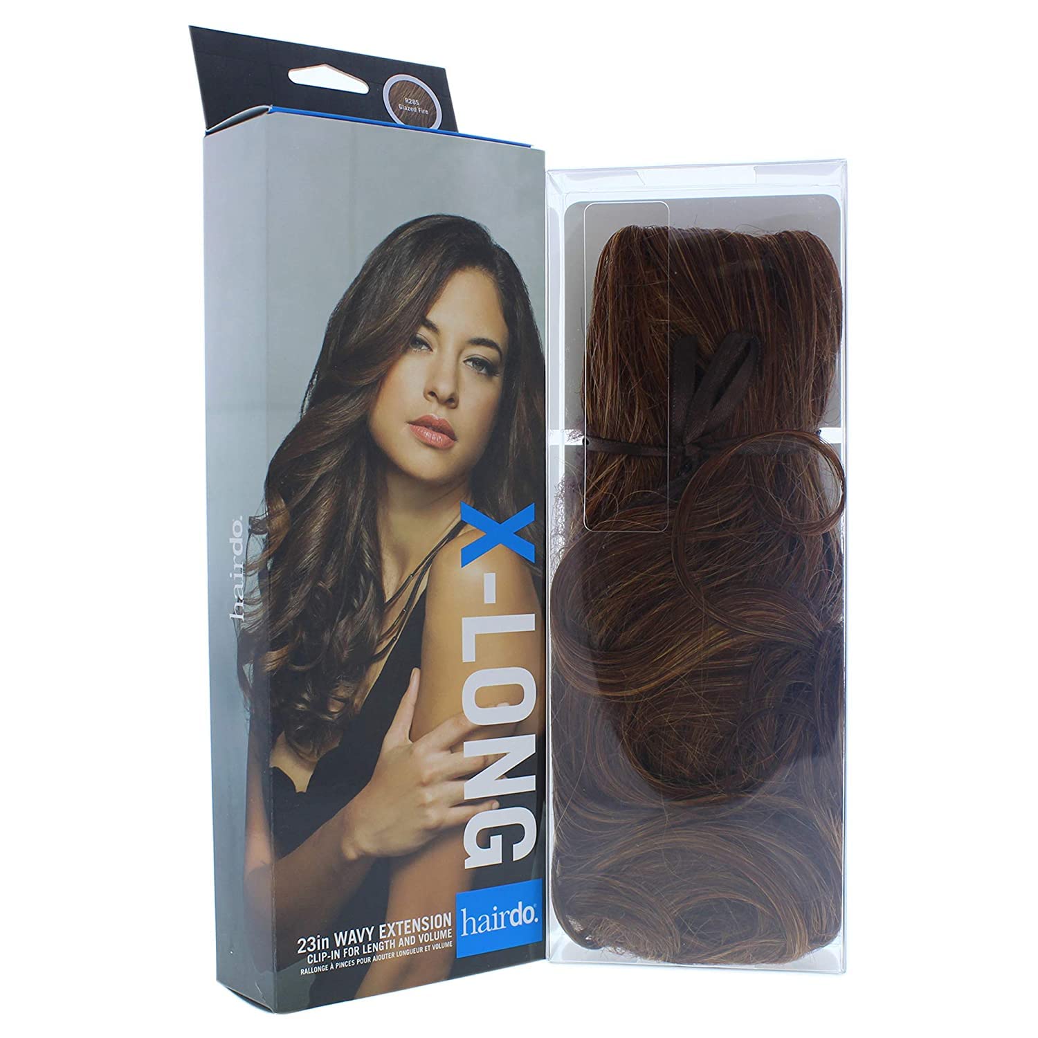 Wavy Extension - R28S Glazed Fire By Hairdo For Women - 23 Inch Hair Extension