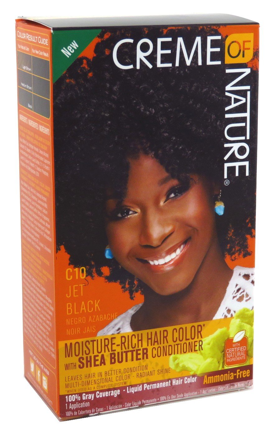 Creme Of Nature Color C10 Jet Black Kit (2 Pack)