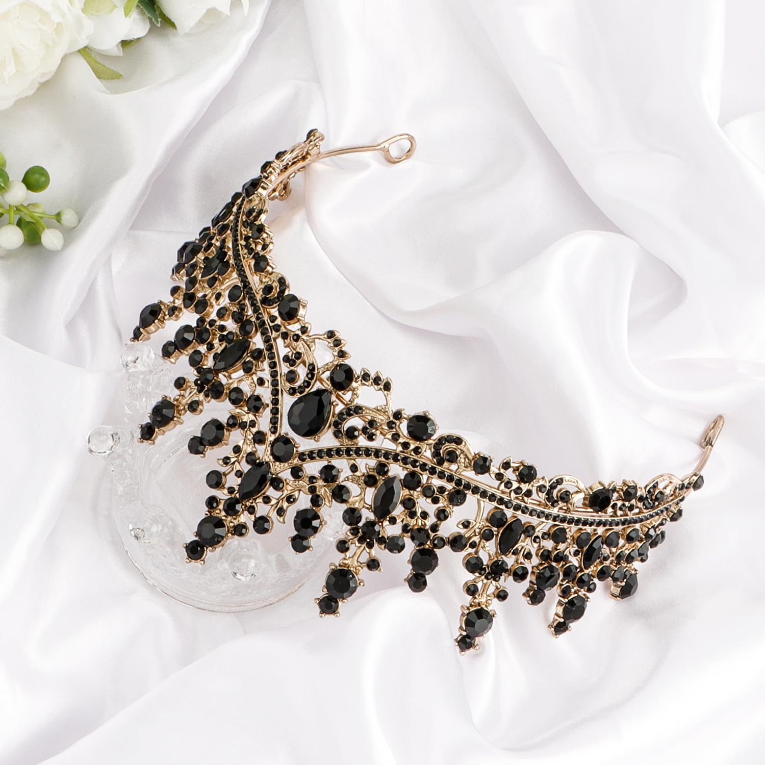 Cocide Black Tiaras And Crowns For Women Queen Crowns For Women Headbands For Women Headbands For Girls Hairband For Women (Vint