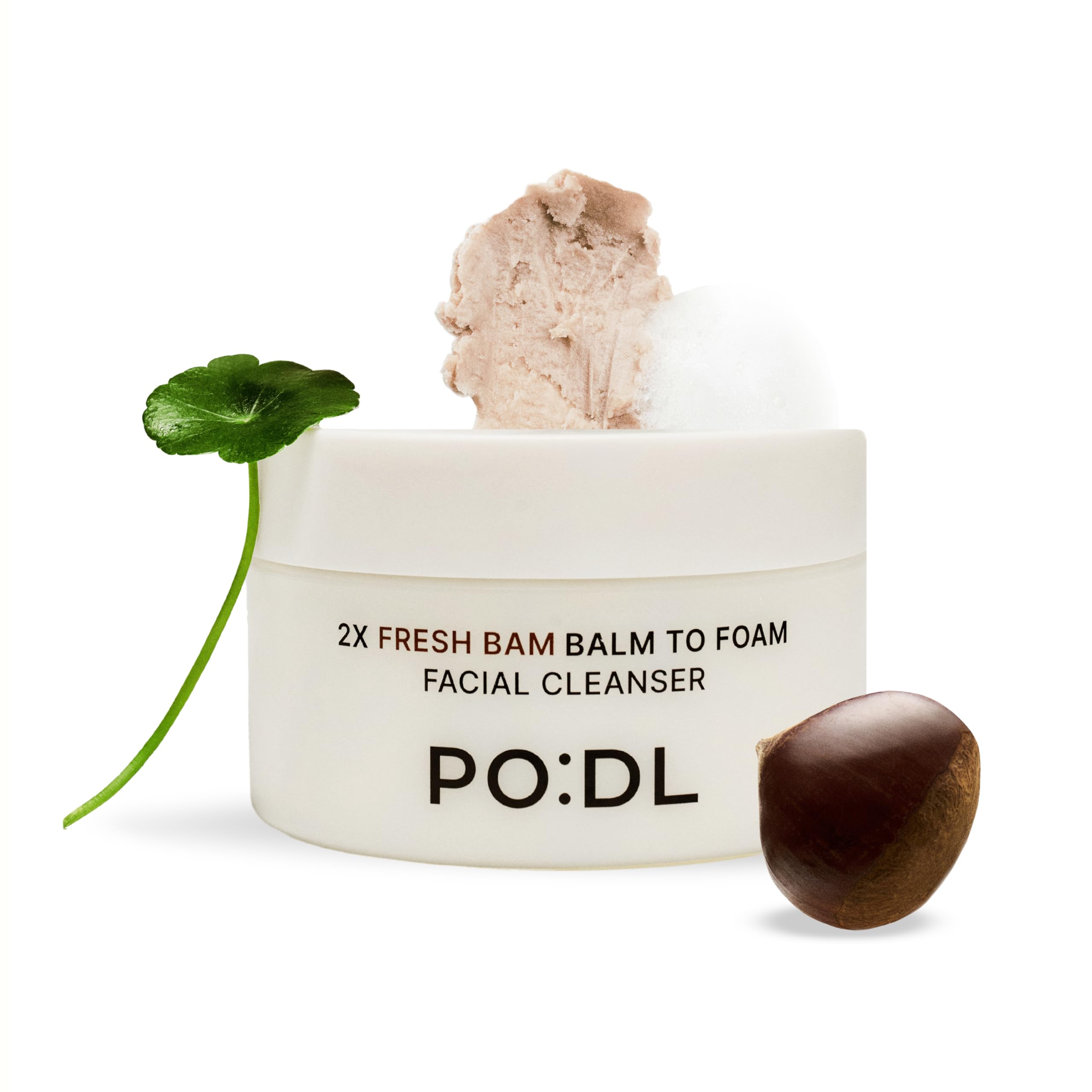 [PODL] Balm to Foam Cleanser for Makeup & Sunscreen Removal | Deep Cleansing Face Wash | Exfoliating Pore Care Sebum Control Moi