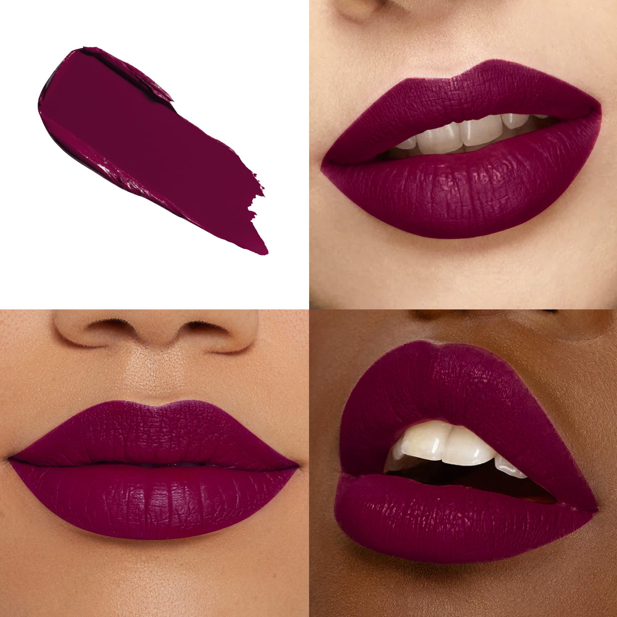 Hoomuss Red Lipstick Set Long Lasting 3Pc Matte Liquid Lipsticks For Women Non Transfer Smudgeproof Red Orange Berry Lipstick Ki