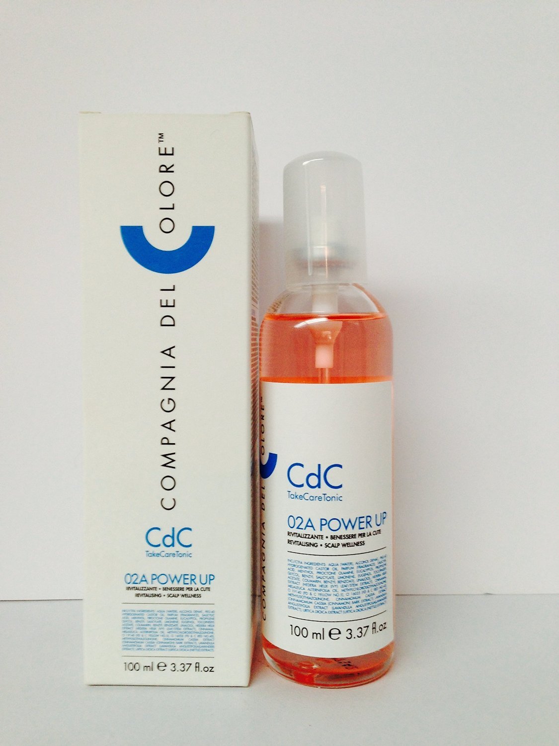 Compagnia Del Colore 02A Power up Revitalizing Drops for the Scalp Wellness 3.37 Oz inchFree Starry Sexy Kiss Lip Plumping 10 Mlinch