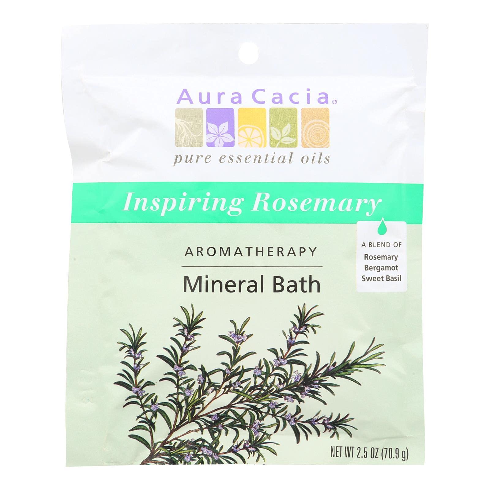 Aromatherapy Mineral Bath - Inspiration, Packet, 6 Units / 2.5 Oz