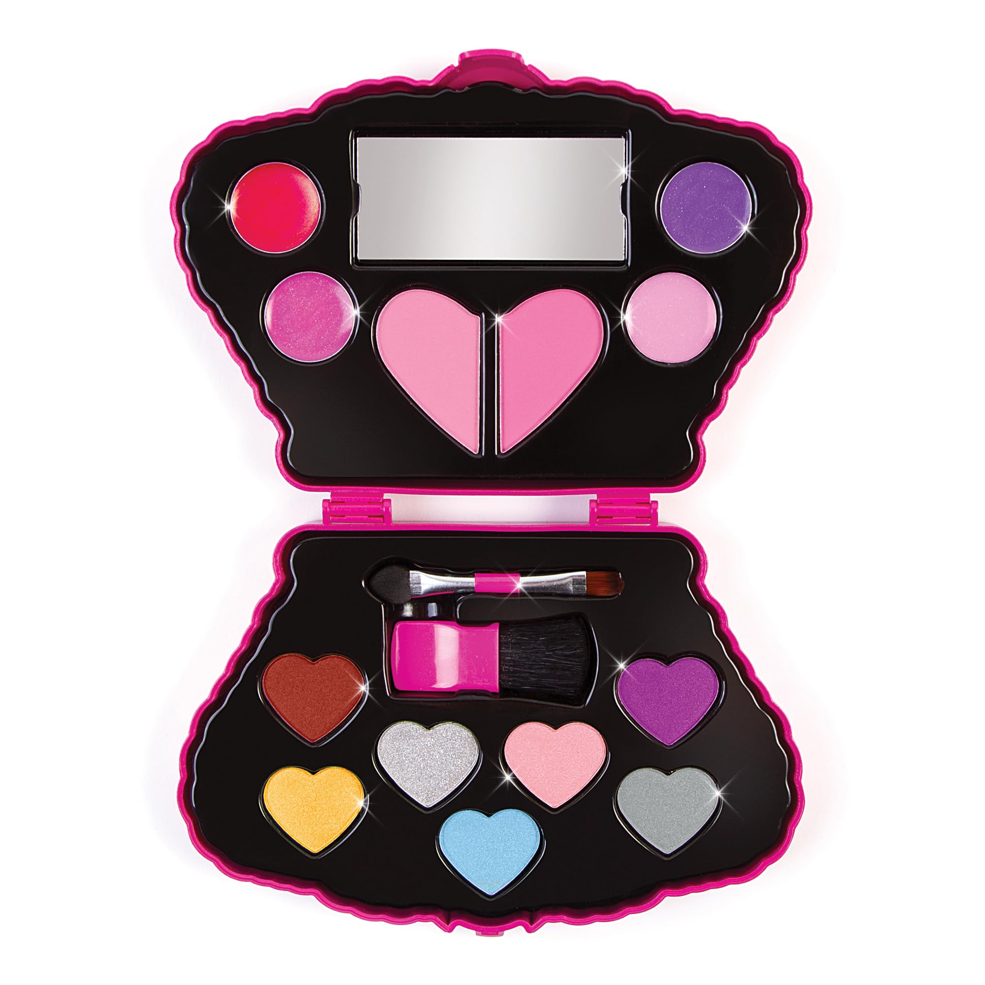 Make It Real: Juicy Couture Bejeweled Beauty Cosmetic Compact - Glam for Eyes, Lips & Face, Crown Shaped Makeup Case, Girls & Ki