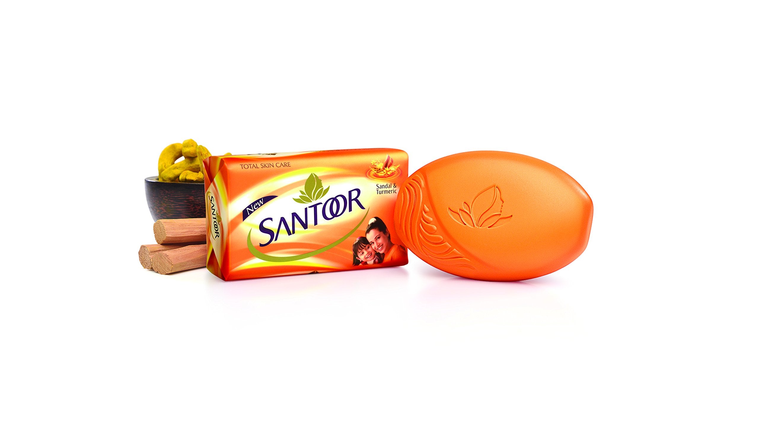 Santoor Orange Soap, 100G