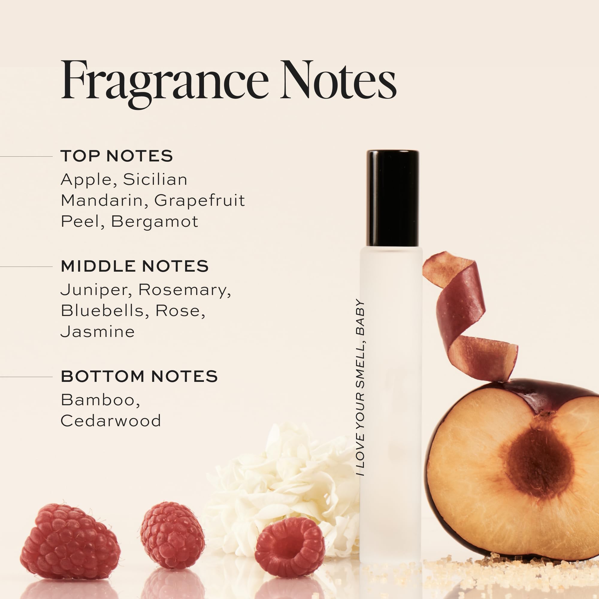 Dime Beauty Perfume I Love Your Smell, Baby, 0.34 Oz / 10 Ml - Sweet Floral Scent, Hypoallergenic, Clean Perfume, Eau De Toilett