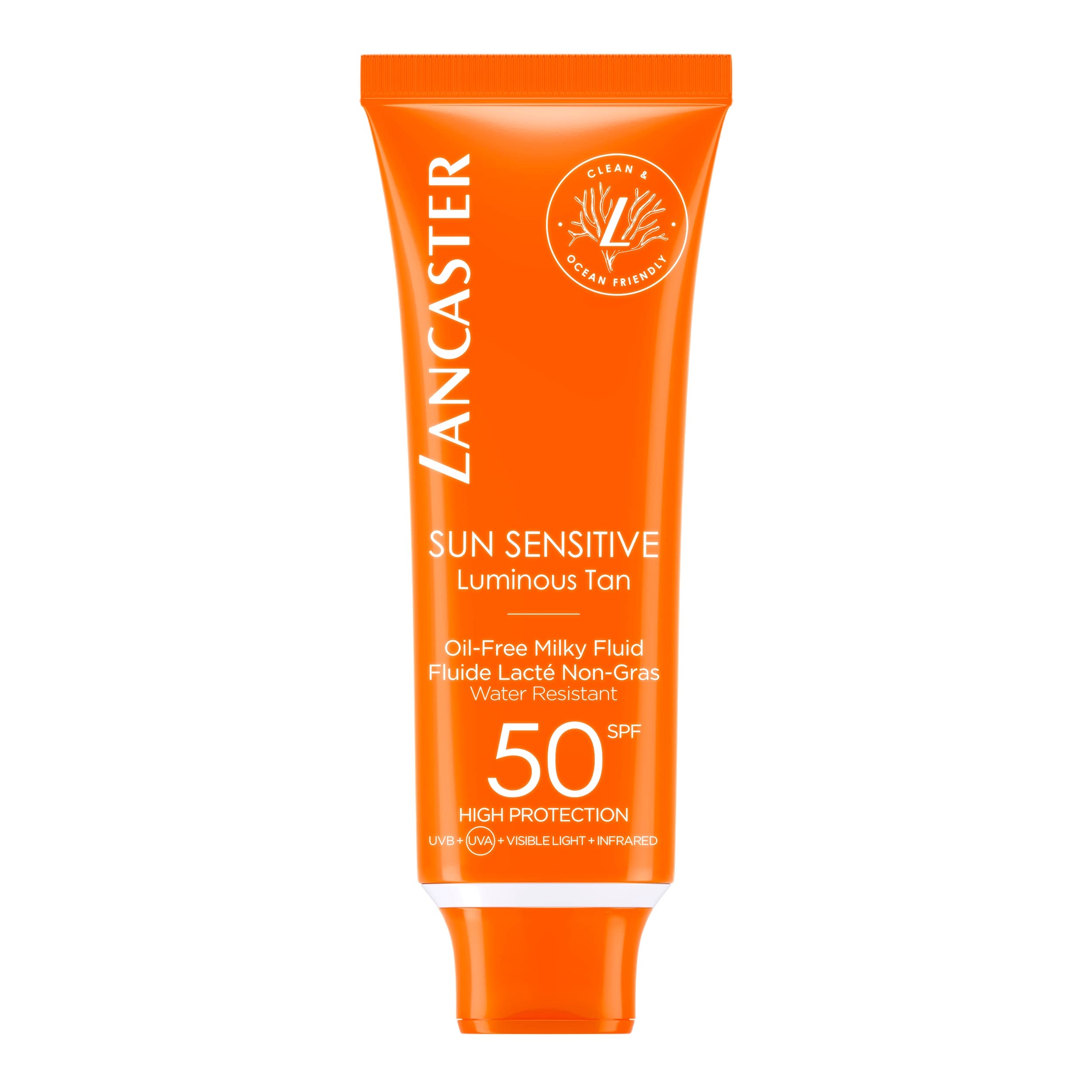 Lancaster Beauty  Sun Sensitive  OilFree Milky Fluid SPF50