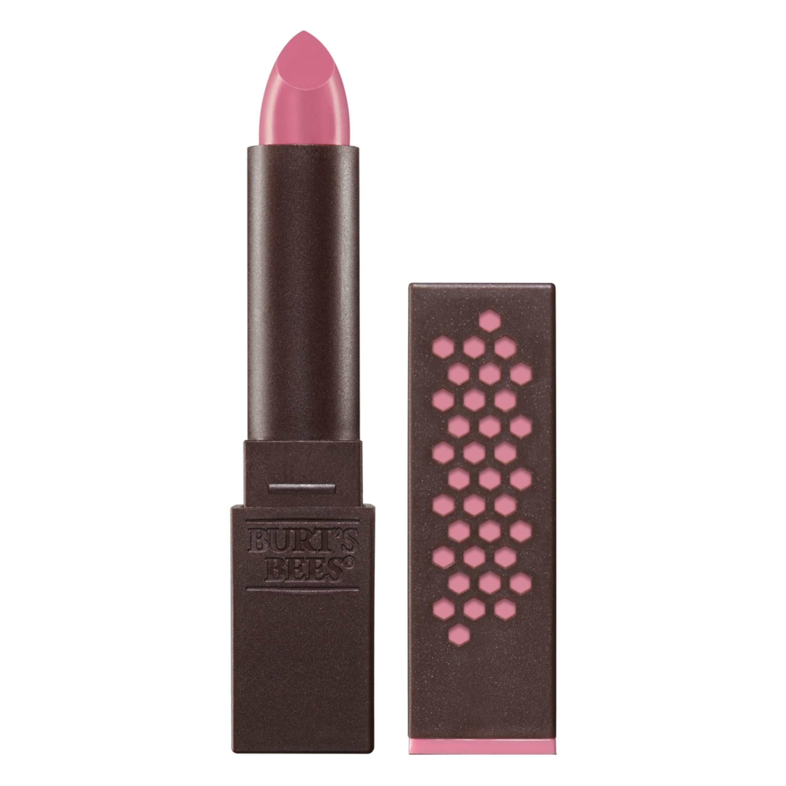 Burts Bees 100% Natural Moisturizing Lipstick, Iced Iris, 1 Tube