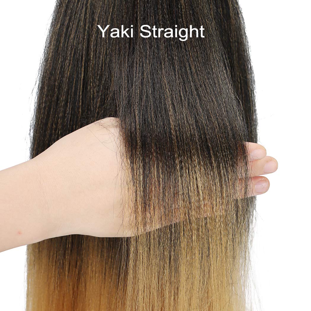 Dorsanee Ombre Honey Blonde Braiding Hair Pre Stretched 20 Inch 6 Packs Braiding Hair Extensions For Crochet Box Braids Twists L