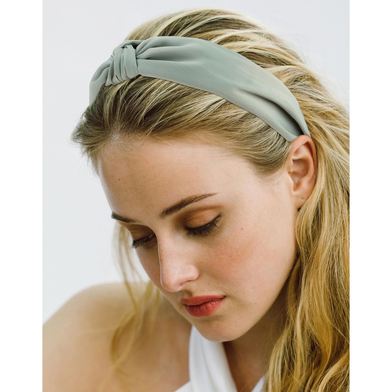 Velscrun 5 Pack Satin Headbands, Wide Knotted Headbands For Women - Soft, Non Slip Hair Bands, Hair Accessories For Womens, Sist