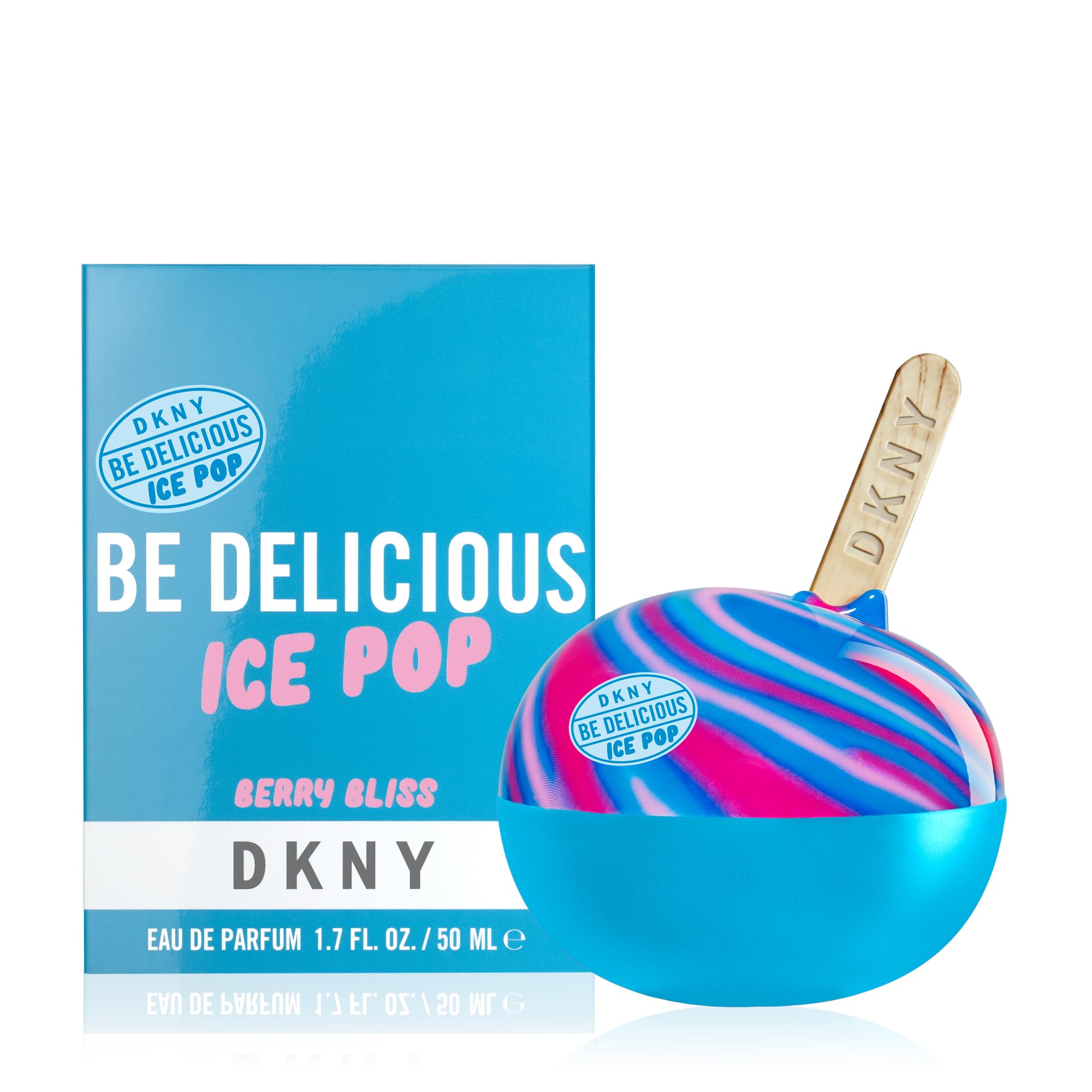 DKNY Be Delicious Ice Pop Eau de Parfum Perfume Spray For Women, Berry Bliss, 1.7 Fl. Oz.