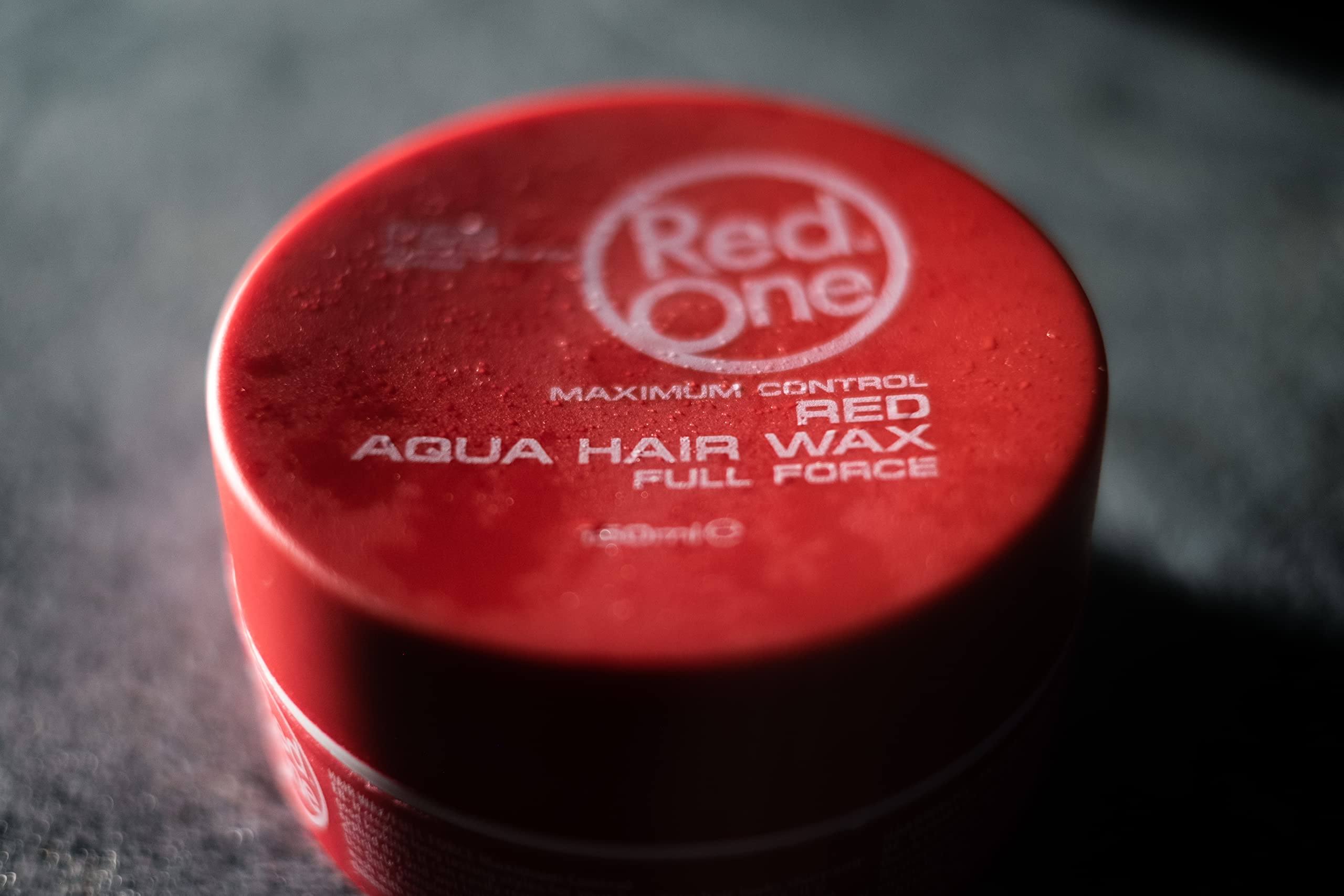 4 X Red One Maximum Control Red Aqua Hair Wax 150ml
