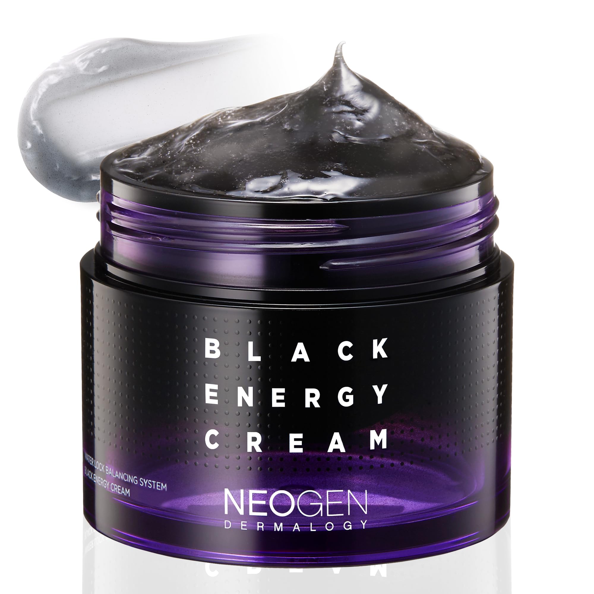 [K-Beauty] Neogen Dermalogy Black Energy Cream | Revitalizing & Nourishing Gel Moisturizer Sleep Mask Facial Cream w/Plant-Deriv