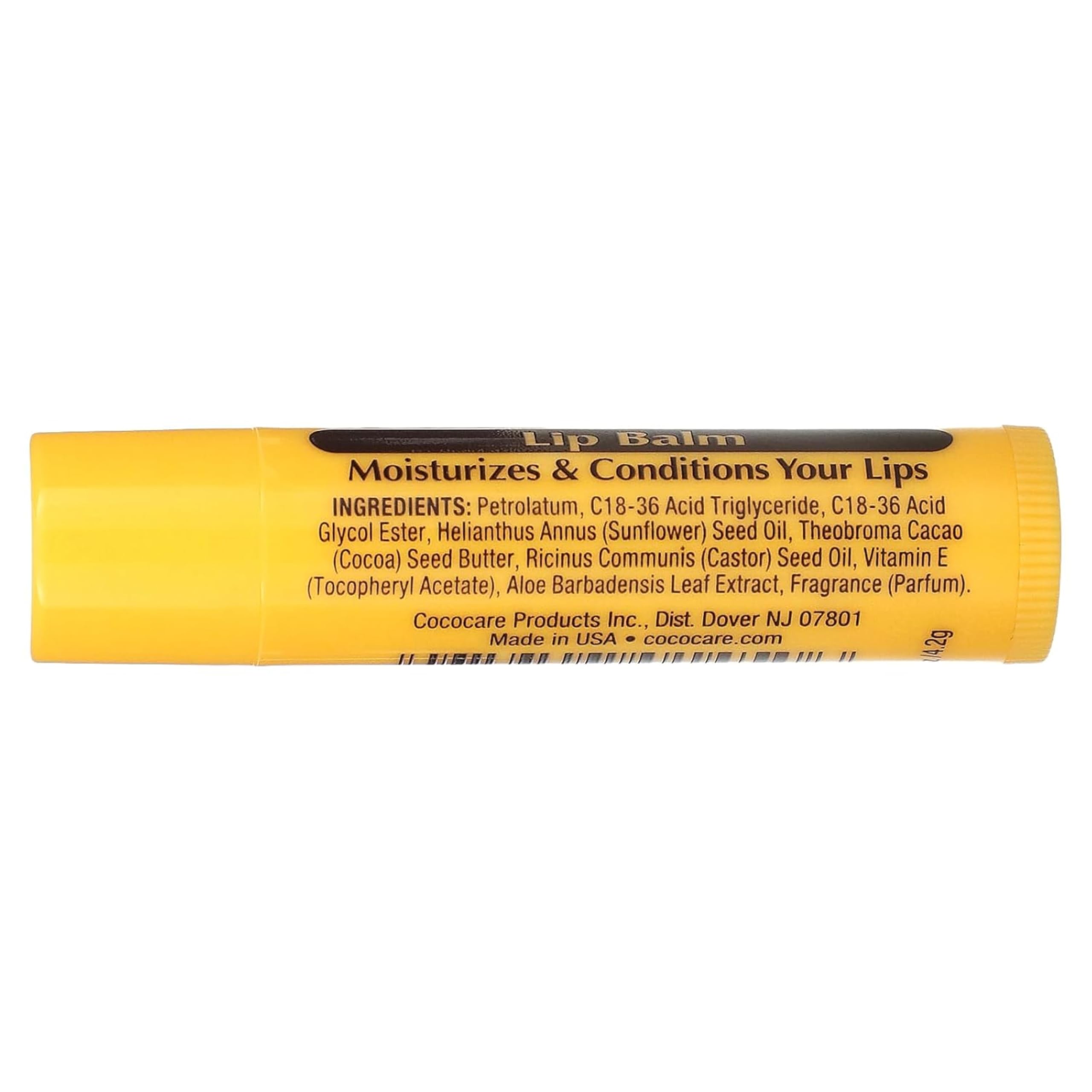 Cococare Cocoa Butter Lip Balm 0.15 Oz (Pack Of 8)