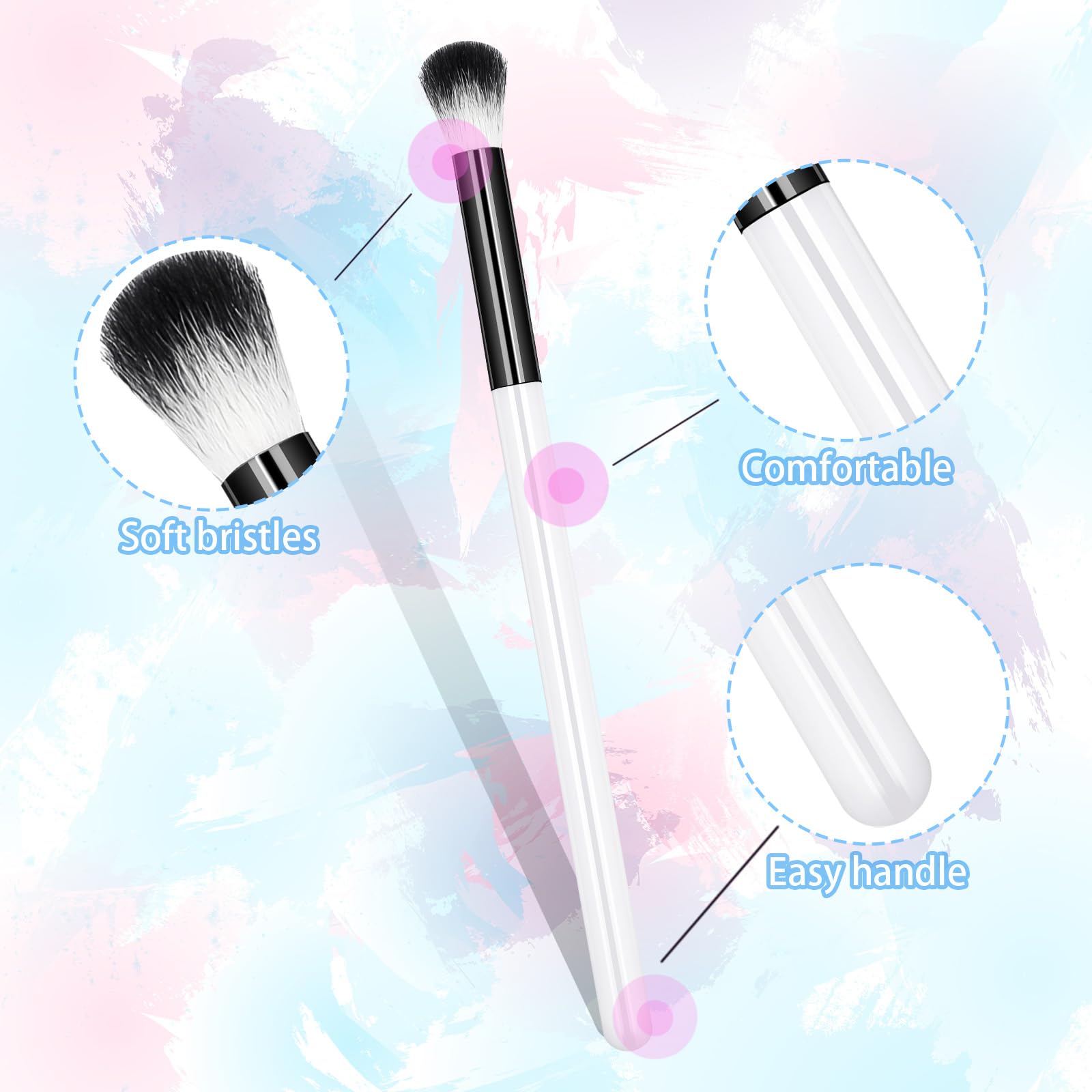 Lash Extension Brushes For Cleansing, Eyelash Cleaning Brush Lash Shampoo Brush Bath Cleanser Brush Wash Kit Lash Brushes For Ey