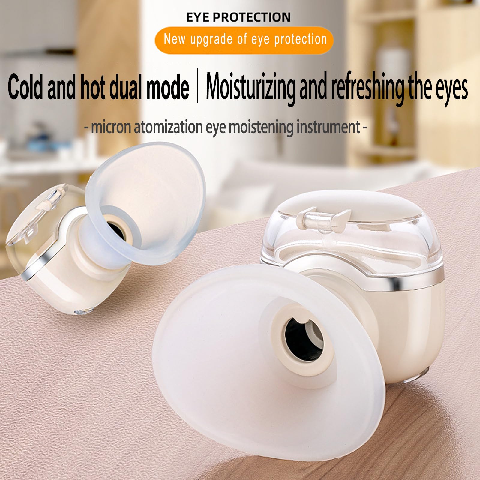 Johncase Eye Heated Nano Mist Spraye Portable Warm Compress Eyes Mister For Eyelid,Eye Skin Spa Eye Steam Relief Dry Eyes And St