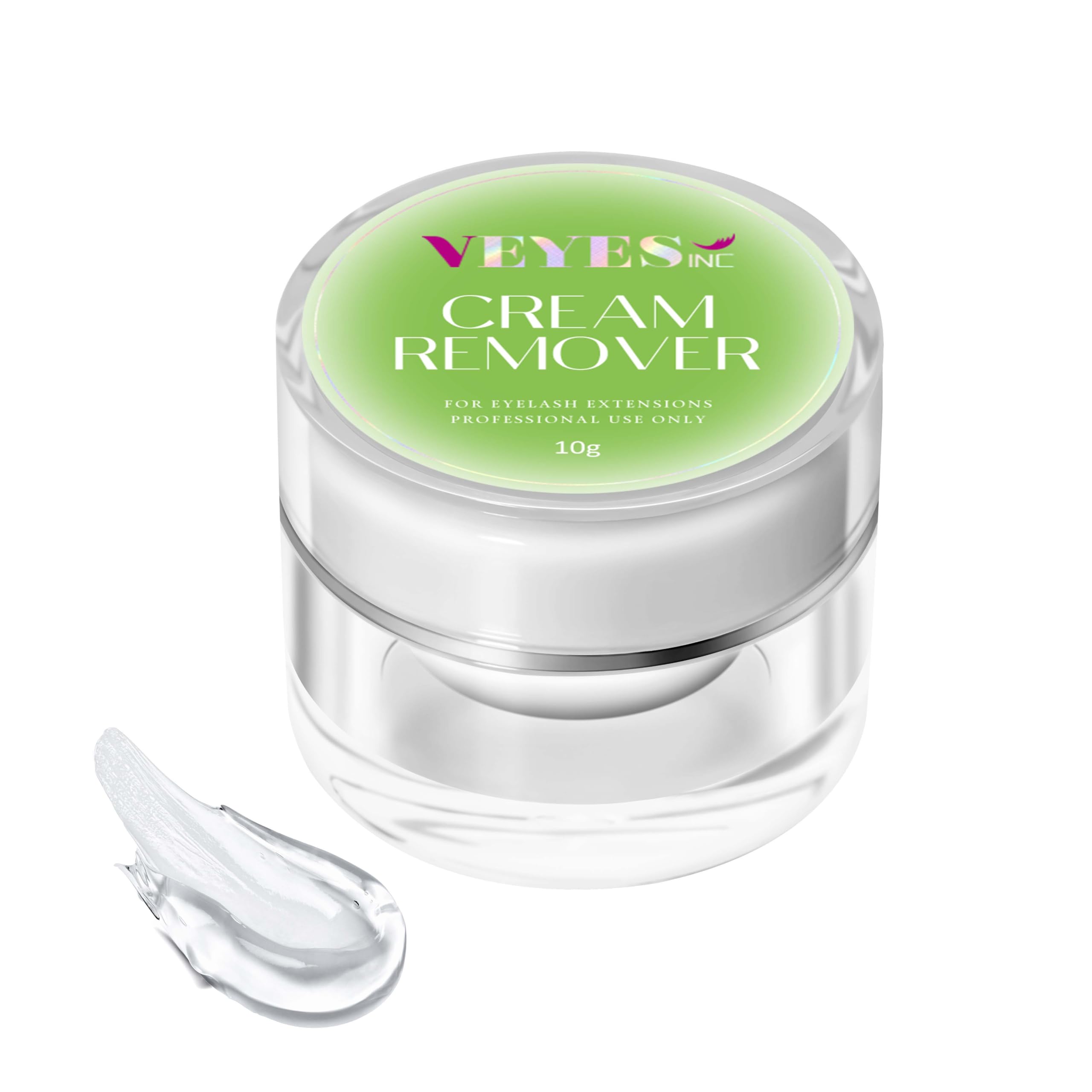 VEYES INC Cream Lash Remover for Lash Extensions 10g Low Irritation Eyelash Glue Remover Lash Tech Supplies for Professional or 