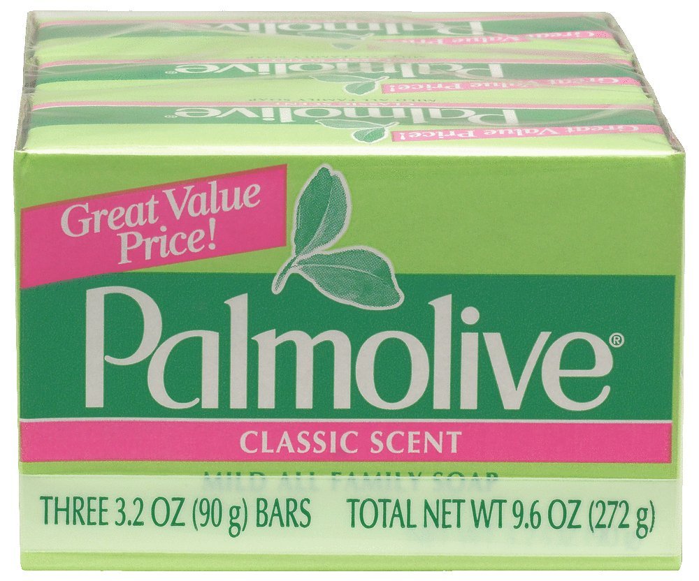 Palmolive Bath Bar Soap, 3.2 Oz.. Bars, 3-Count