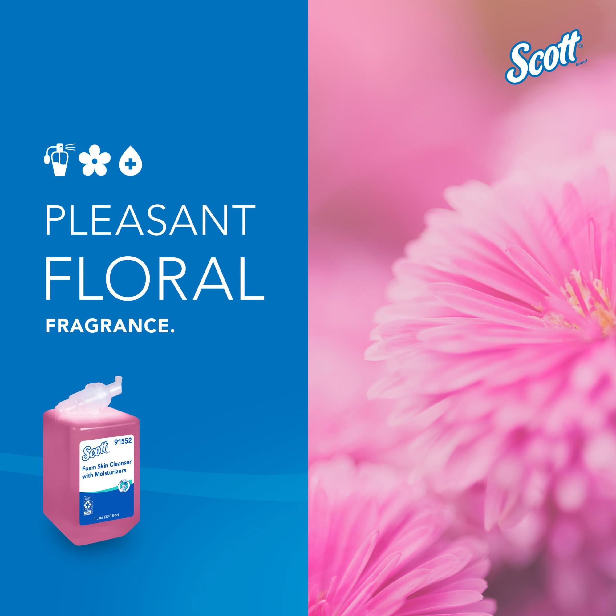Scott Foam Skin Cleanser With Moisturizers