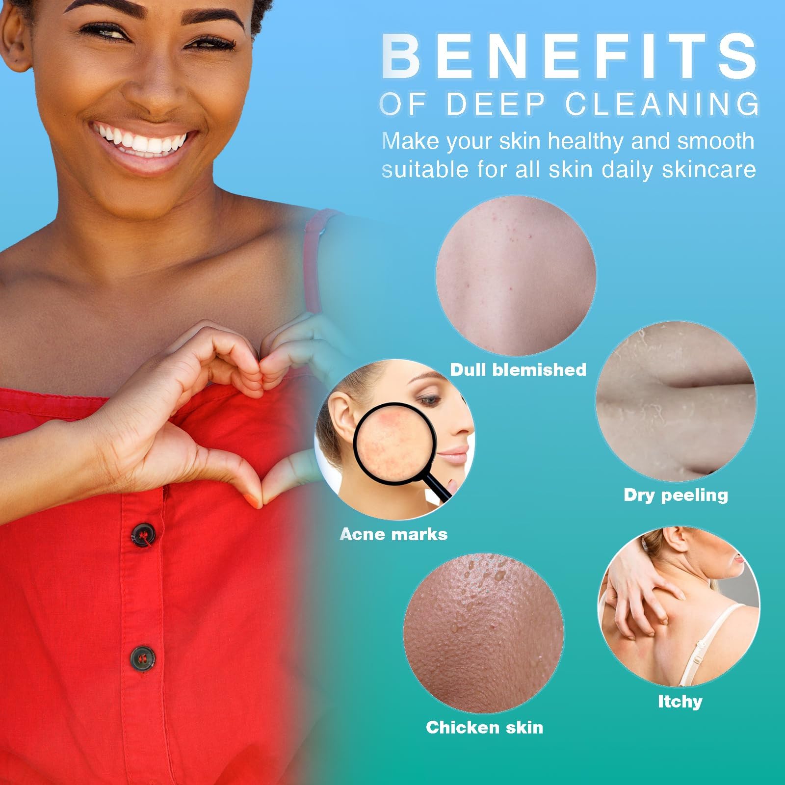 Ujfqbh 6 Pieces African Net Sponge Long Bath Sponge Exfoliating Shower Body Scrubber For Daily Use, Terrific For Smoother Skin -