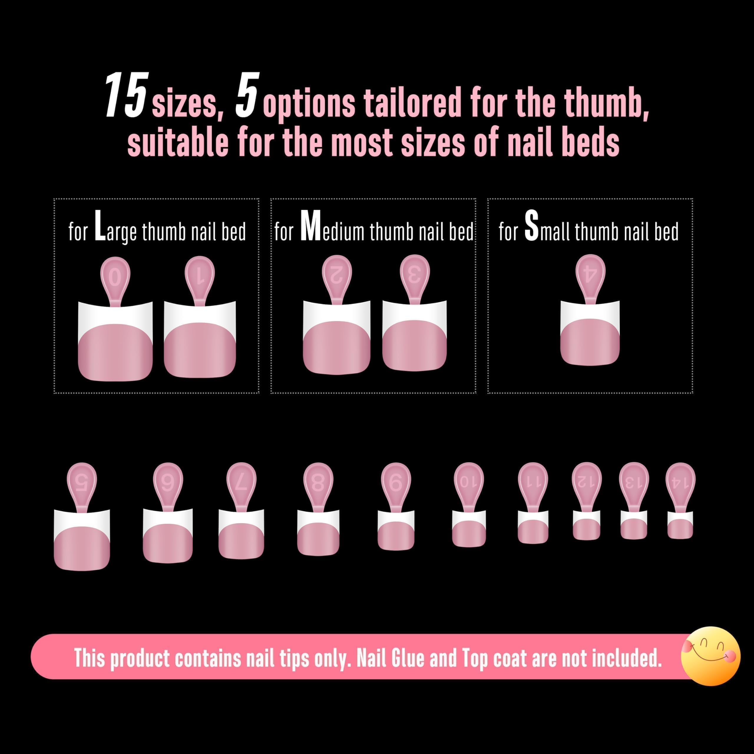 NOVO OVO Halloween Short Toe Nail Tips White French Tip with Moon Curve, BERRY PINK Thick Sharp Square Toenail Extension, Soft G