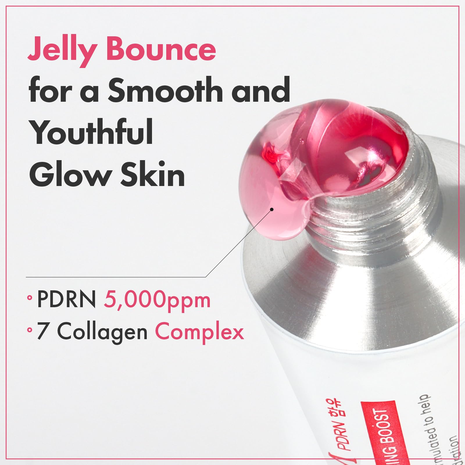 TOSOWOONG PDRN Collagen Jelly Cream, 5,000ppm Salmon DNA PDRN, Niacinamide, Hydrolyzed Collagen, Glow, Hydrating, Firming, Uneve