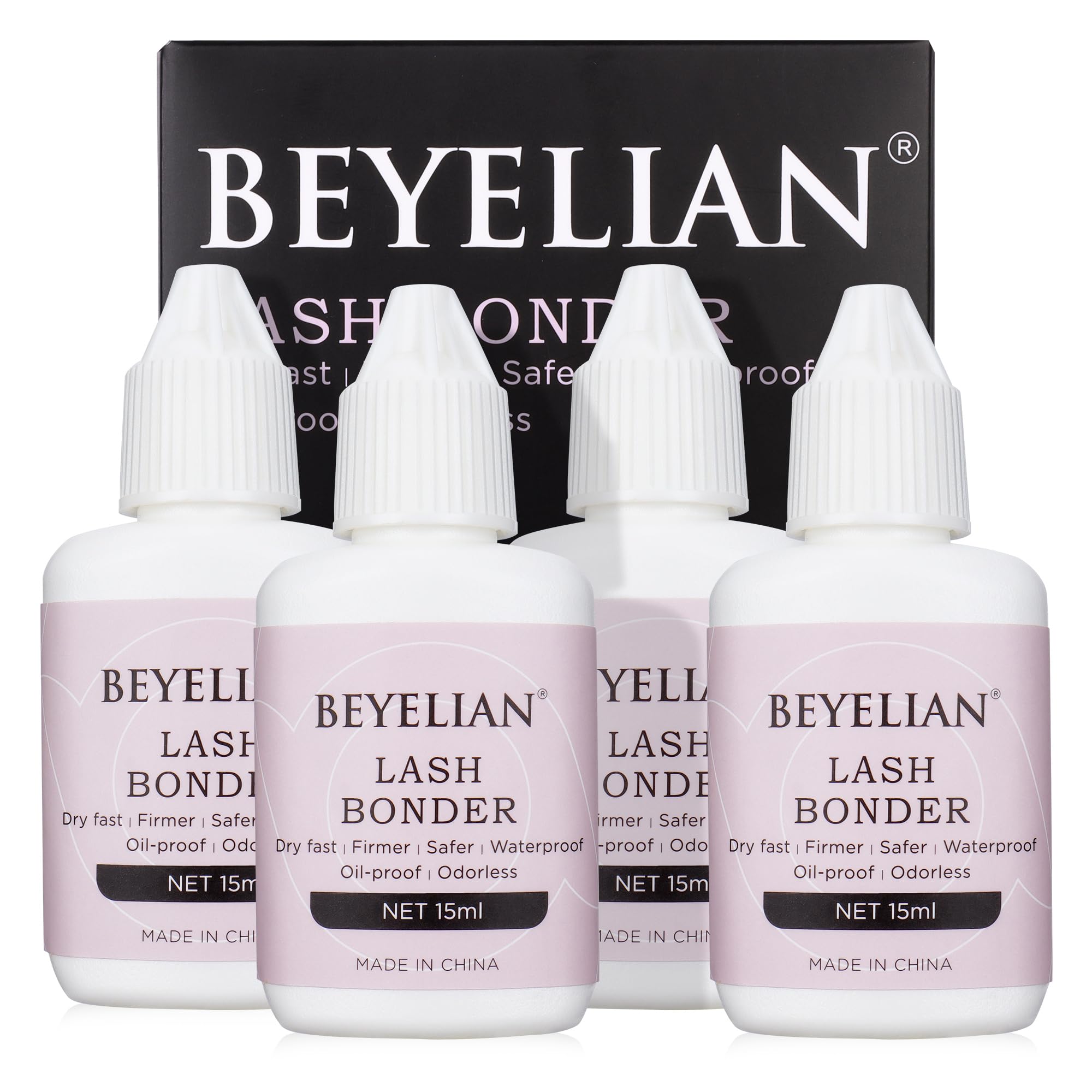 Beyelian Lash Bonder For Eyelash Extension Super Bonder Longer Retention Help Glue Bond Better Glue Primer Accelerate Drying Tim
