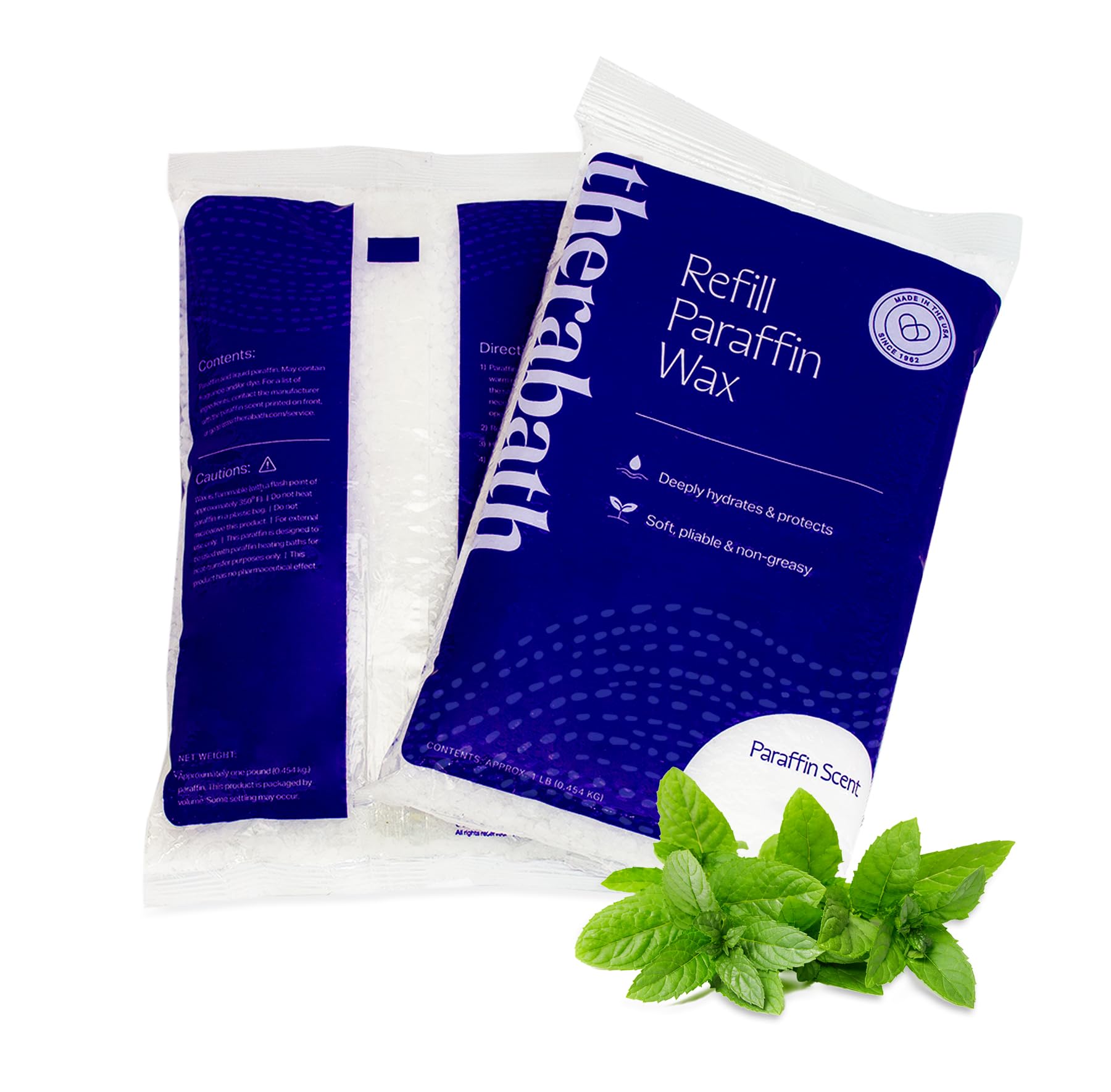 Therabath Paraffin Wax Refill - Thermotherapy - For Hands, Feet, Body - Deeply Hydrates & Protects - Made In Usa, 6 Lb. Wintergr