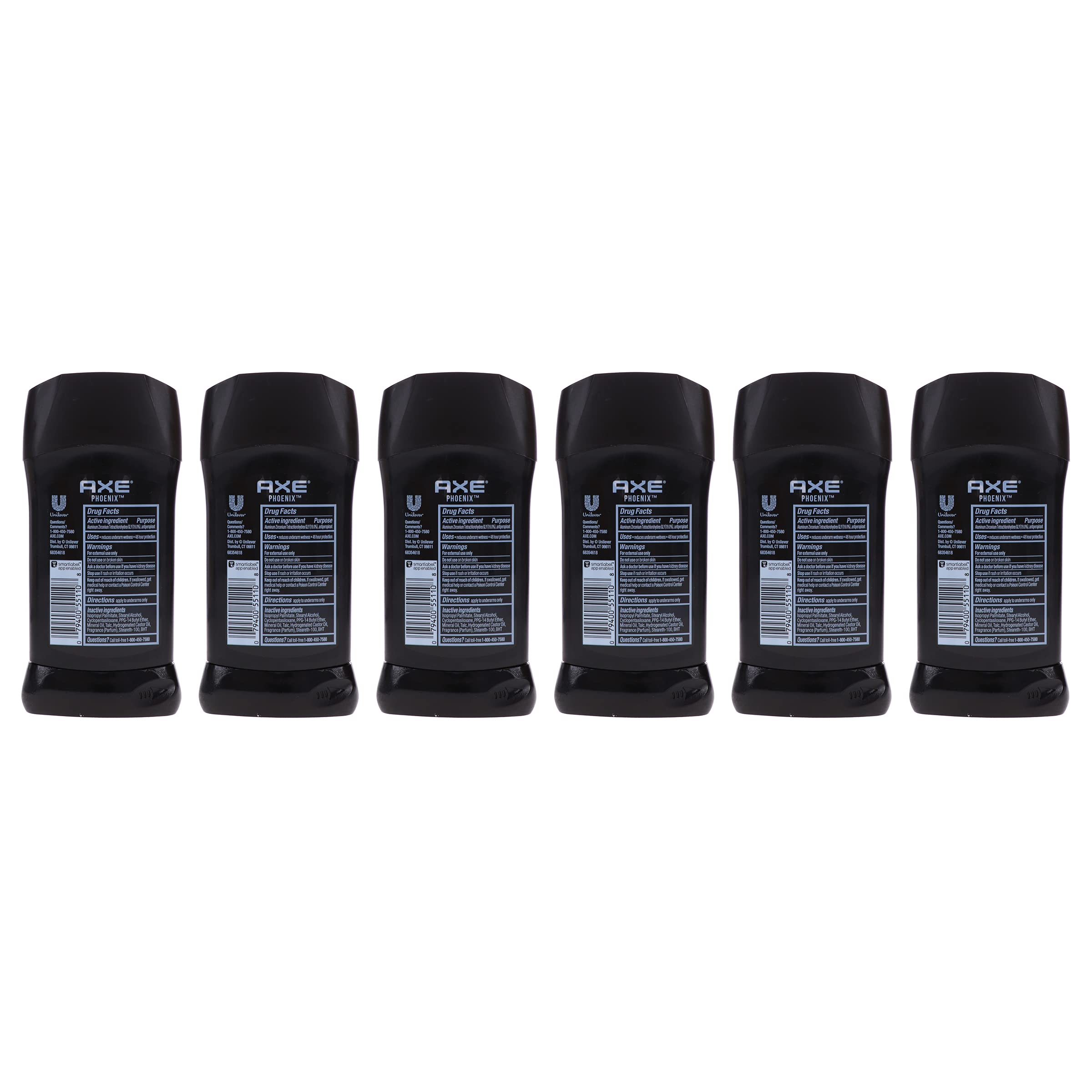 Axe Dry Anti-Perspirant Deodorant Phoenix, 2.7 Ounce (Pack of 6)