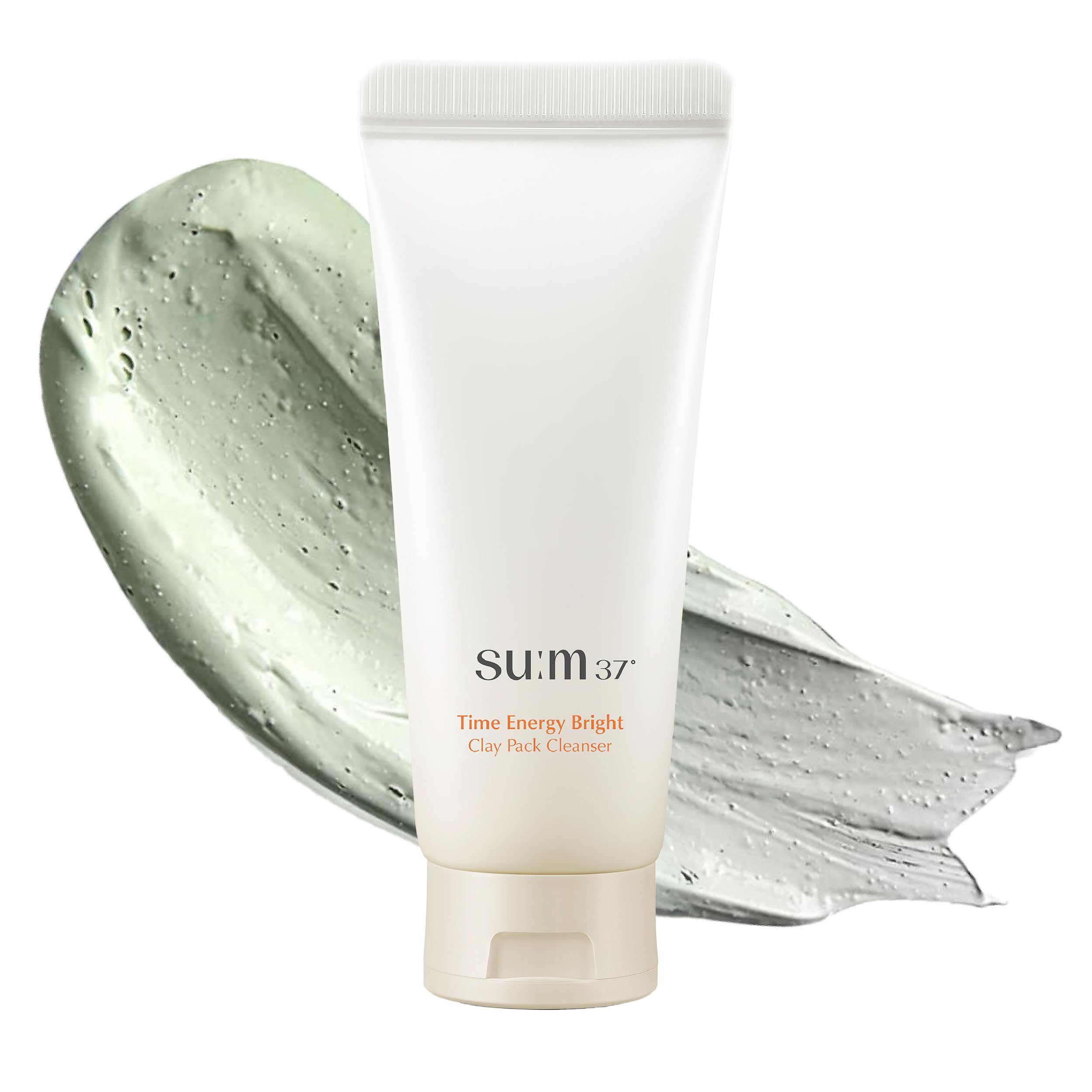 Su:M One Minute Clay Mask (5.07 Fl Oz) - Time Energy Pack Cleanser For Enlarged Pores, Korean Skincare 2-In-1 Pore Care With Fer